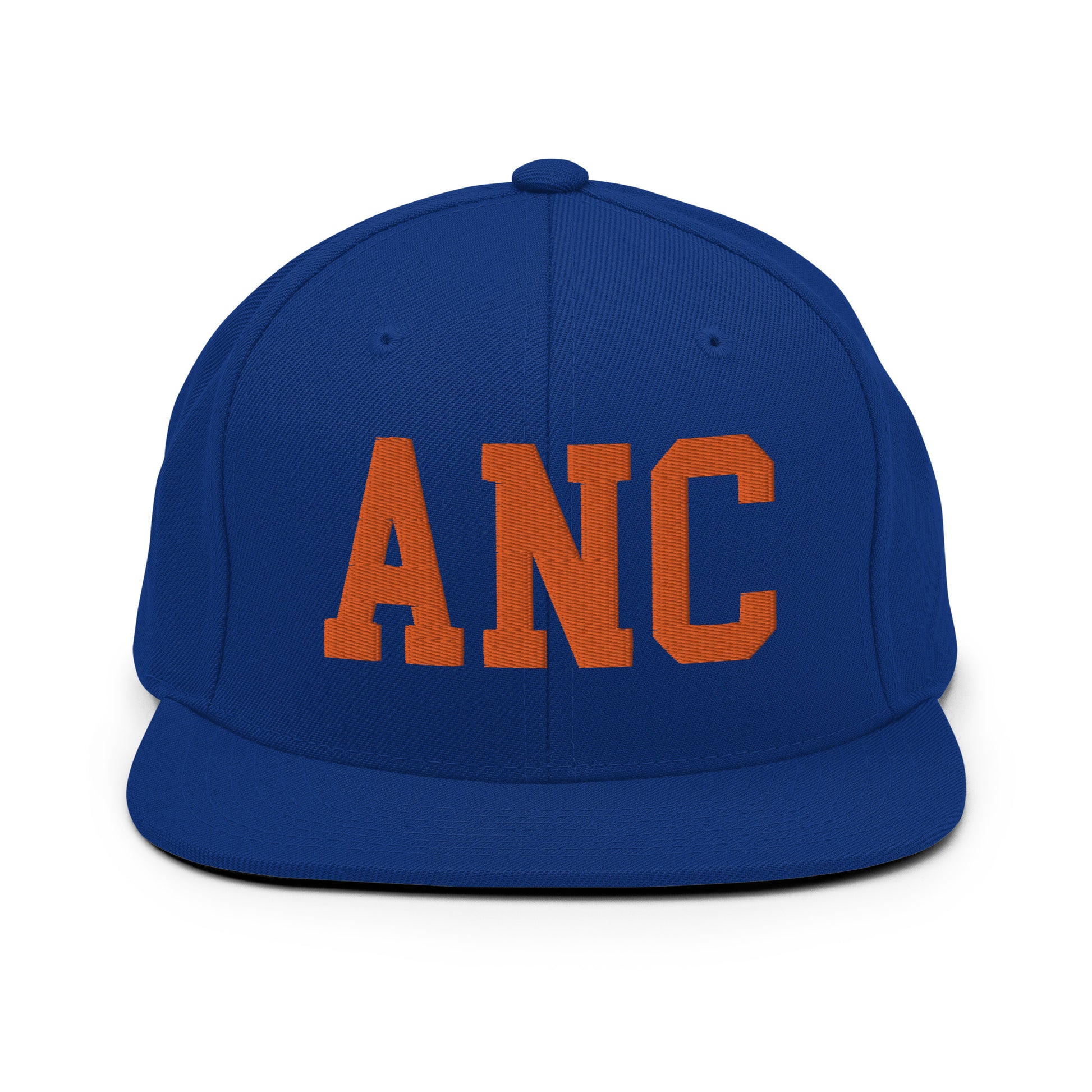 College-Style Classic Snapback Hat • Orange • ANC Anchorage • YHM Designs - Image 15
