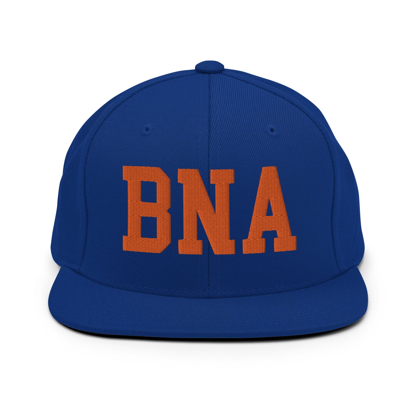 College-Style Classic Snapback Hat • Orange • BNA Nashville • YHM Designs - Image 15