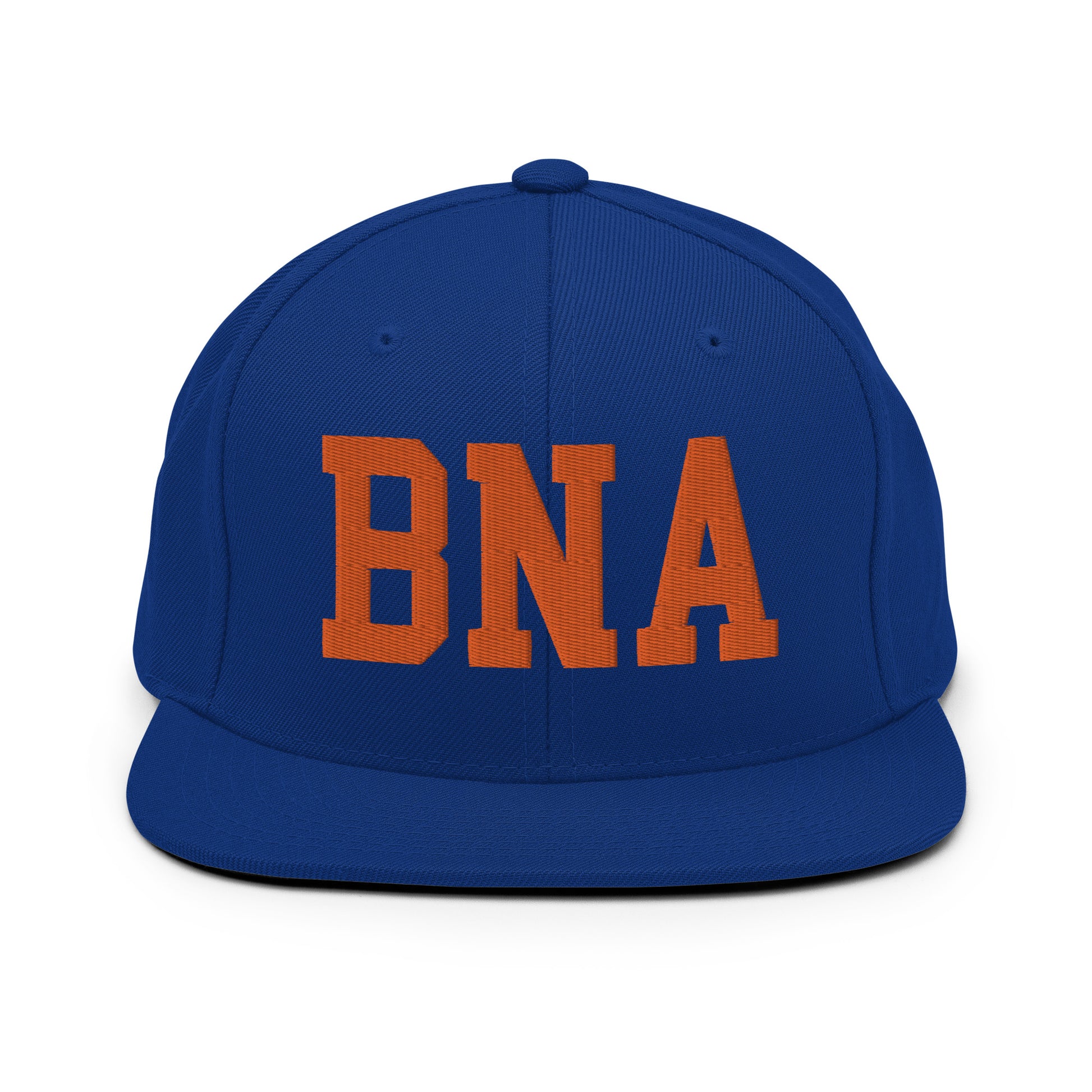 College-Style Classic Snapback Hat • Orange • BNA Nashville • YHM Designs - Image 15