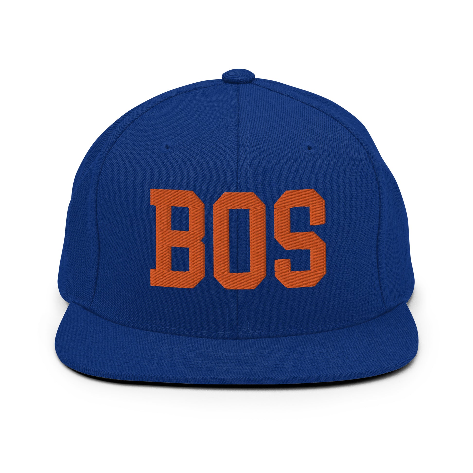 College-Style Classic Snapback Hat • Orange • BOS Boston • YHM Designs - Image 15