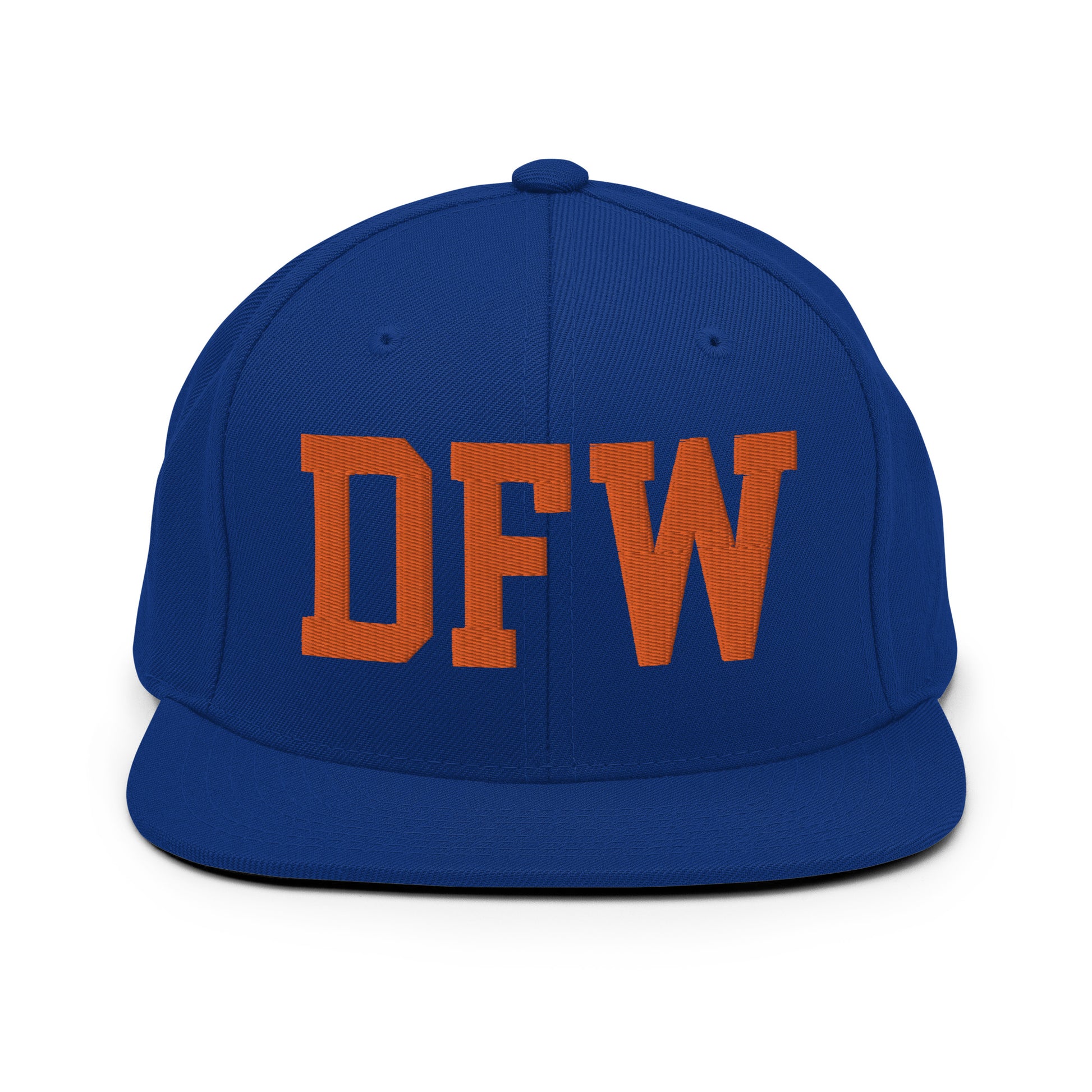 College-Style Classic Snapback Hat • Orange • DFW Dallas • YHM Designs - Image 15