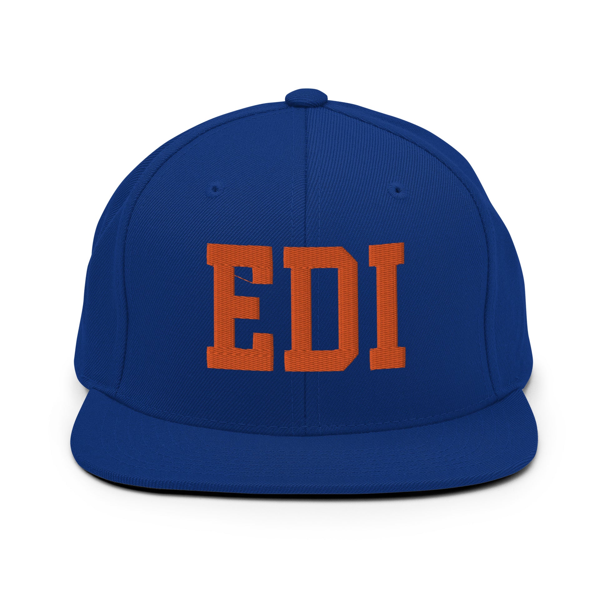 College-Style Classic Snapback Hat • Orange • EDI Edinburgh • YHM Designs - Image 15