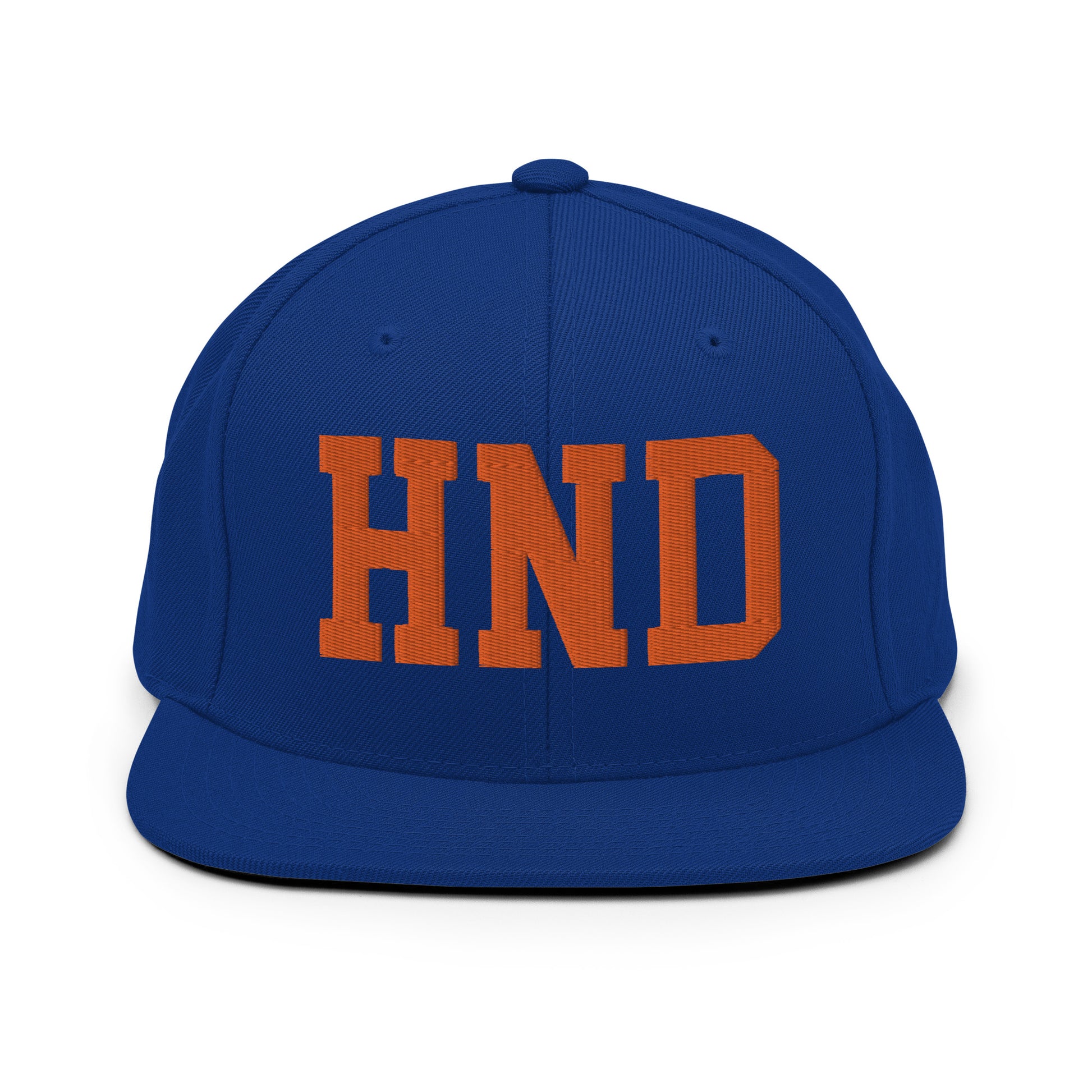 College-Style Classic Snapback Hat • Orange • HND Tokyo • YHM Designs - Image 15