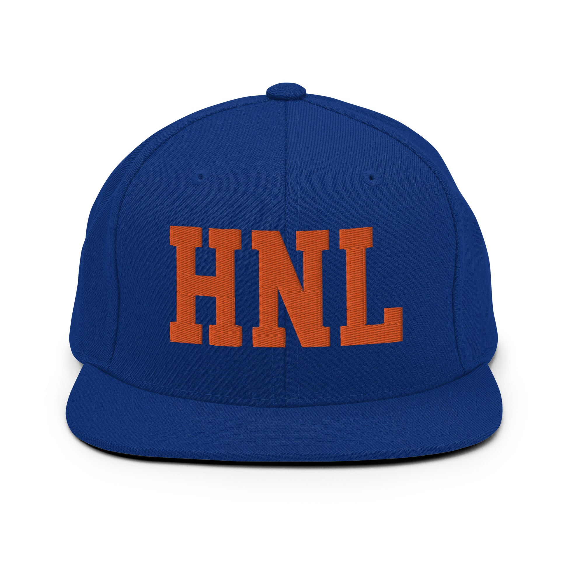 College-Style Classic Snapback Hat • Orange • HNL Honolulu • YHM Designs - Image 15