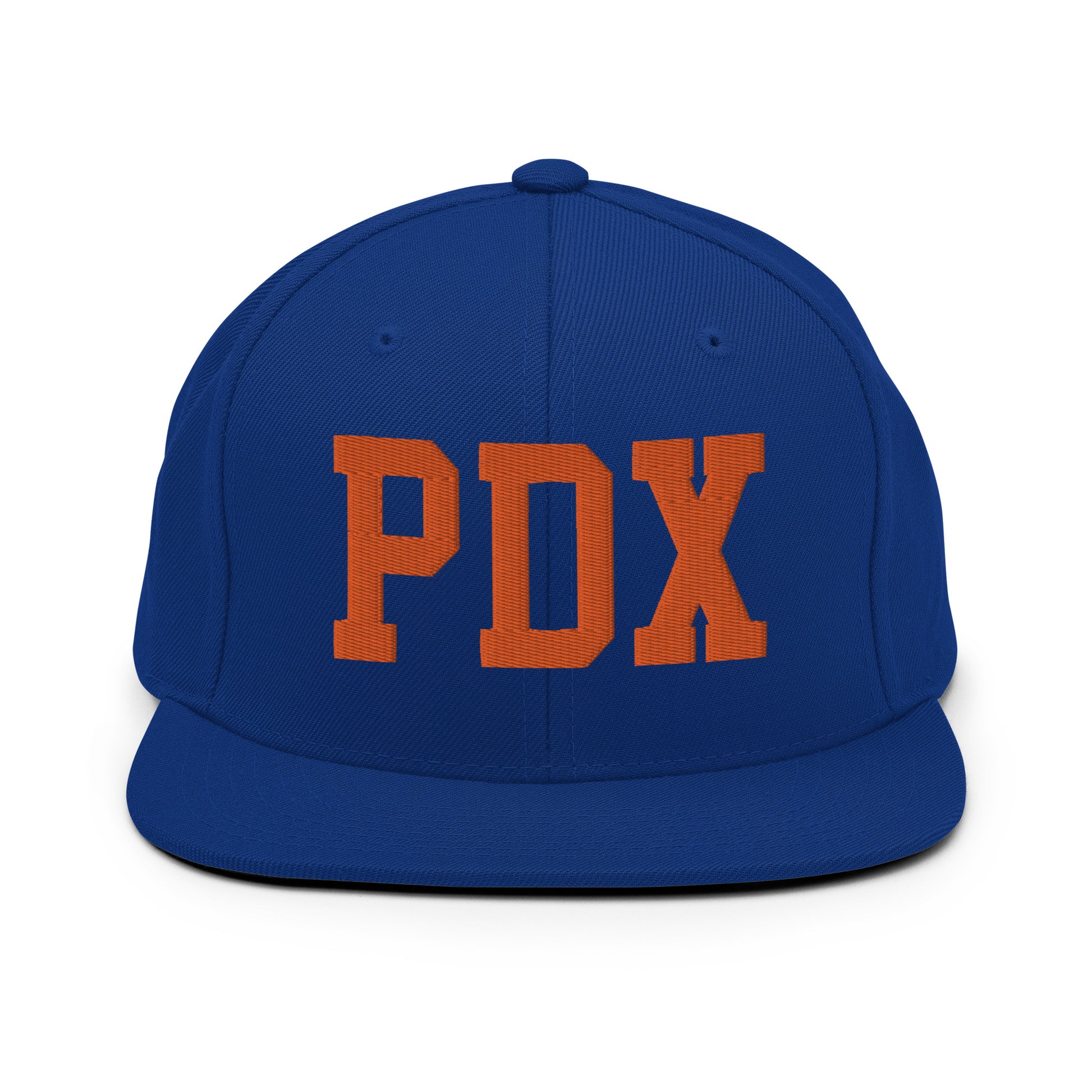 College-Style Classic Snapback Hat • Orange • PDX Portland • YHM Designs - Image 15