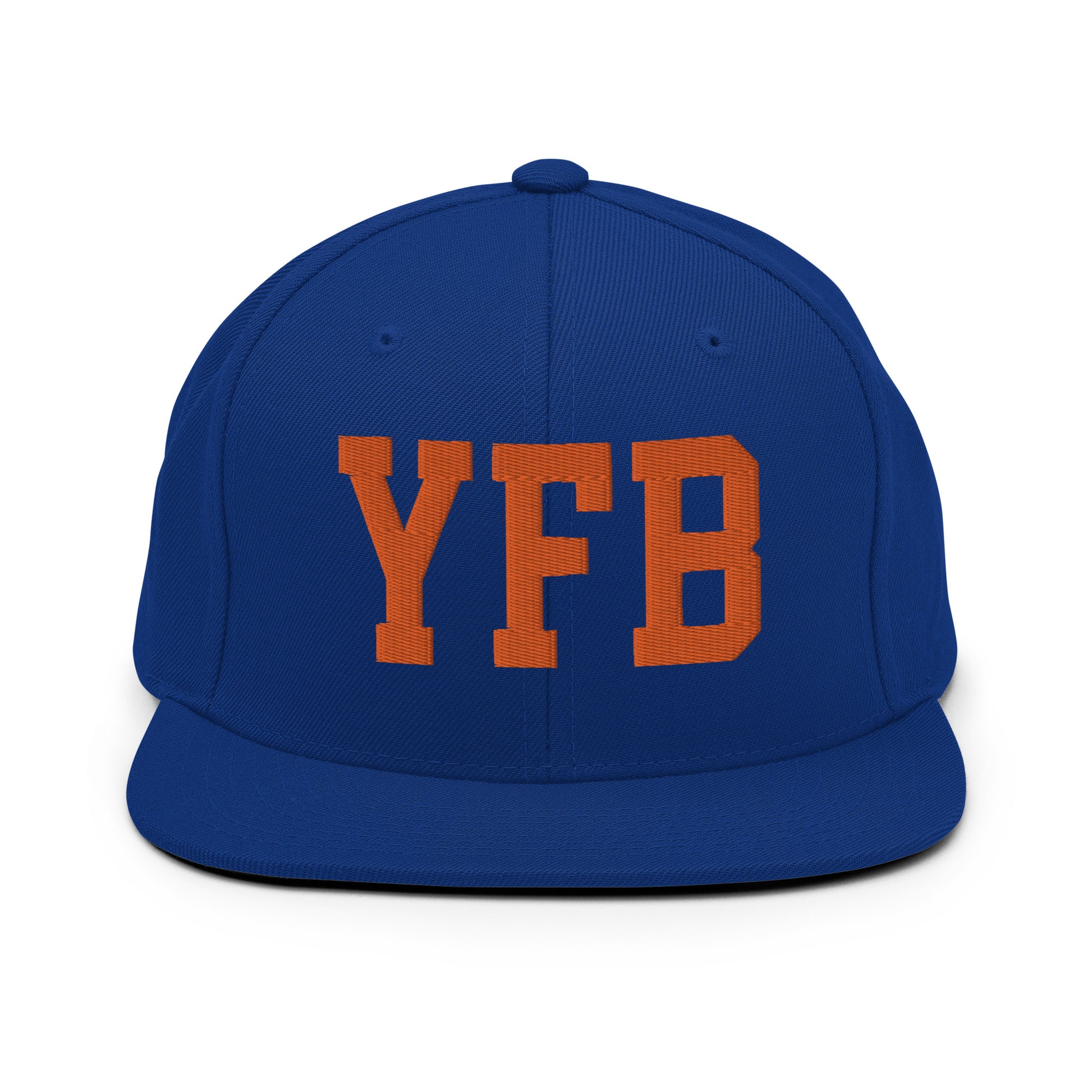 College-Style Classic Snapback Hat • Orange • YFB Iqaluit Souvenir • YHM Designs - Image 15