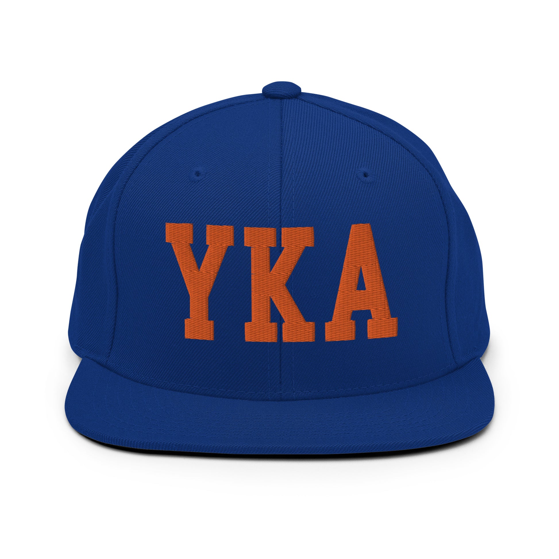 College-Style Classic Snapback Hat • Orange • YKA Kamloops • YHM Designs - Image 15