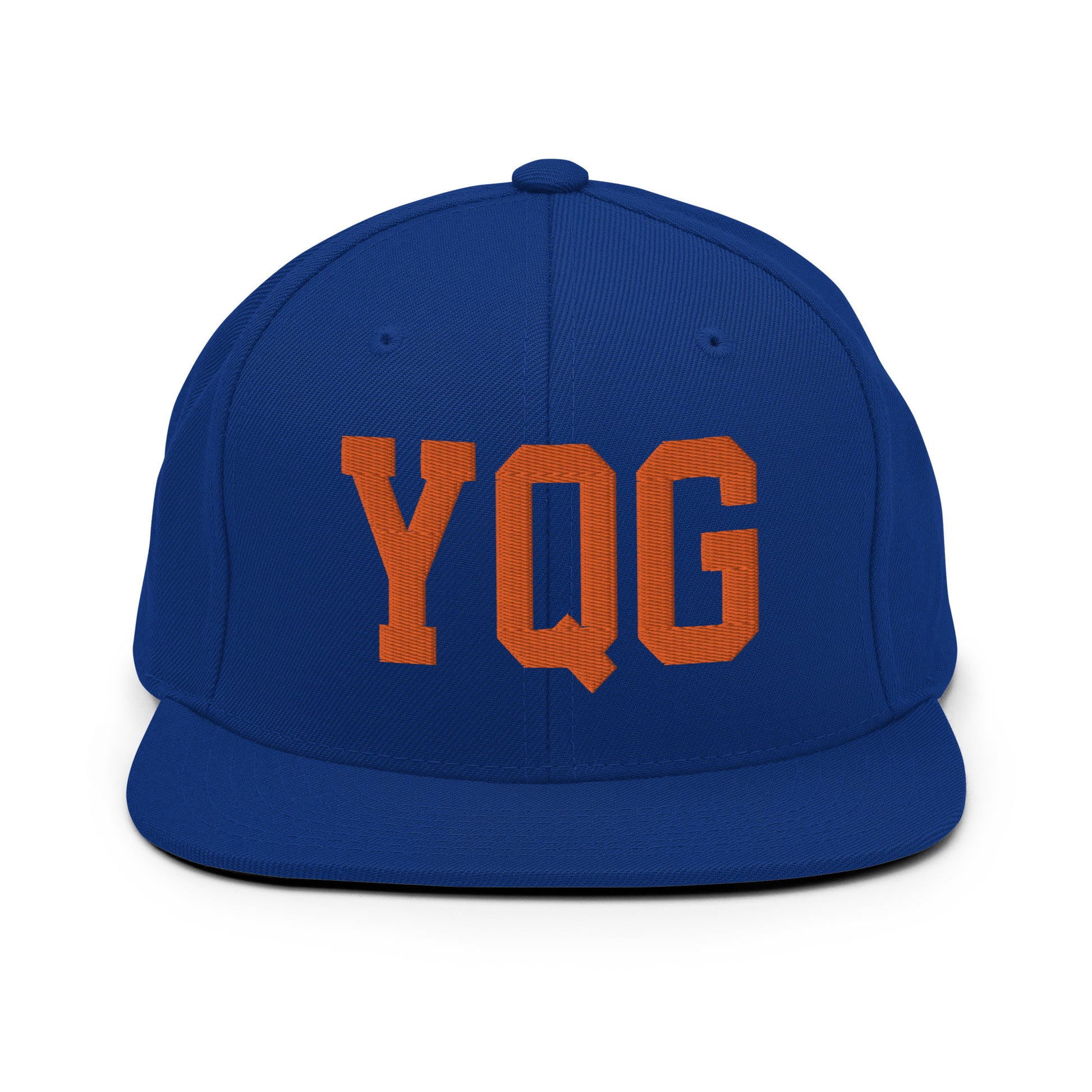 College-Style Classic Snapback Hat • Orange • YQG Windsor • YHM Designs - Image 15
