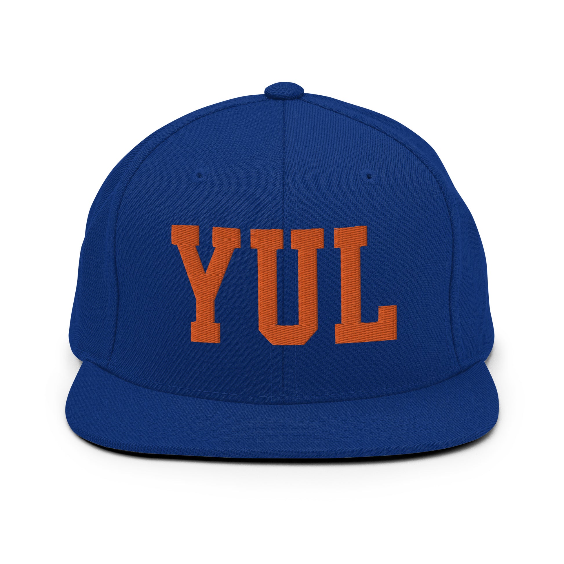 College-Style Classic Snapback Hat • Orange • YUL Montreal • YHM Designs - Image 15