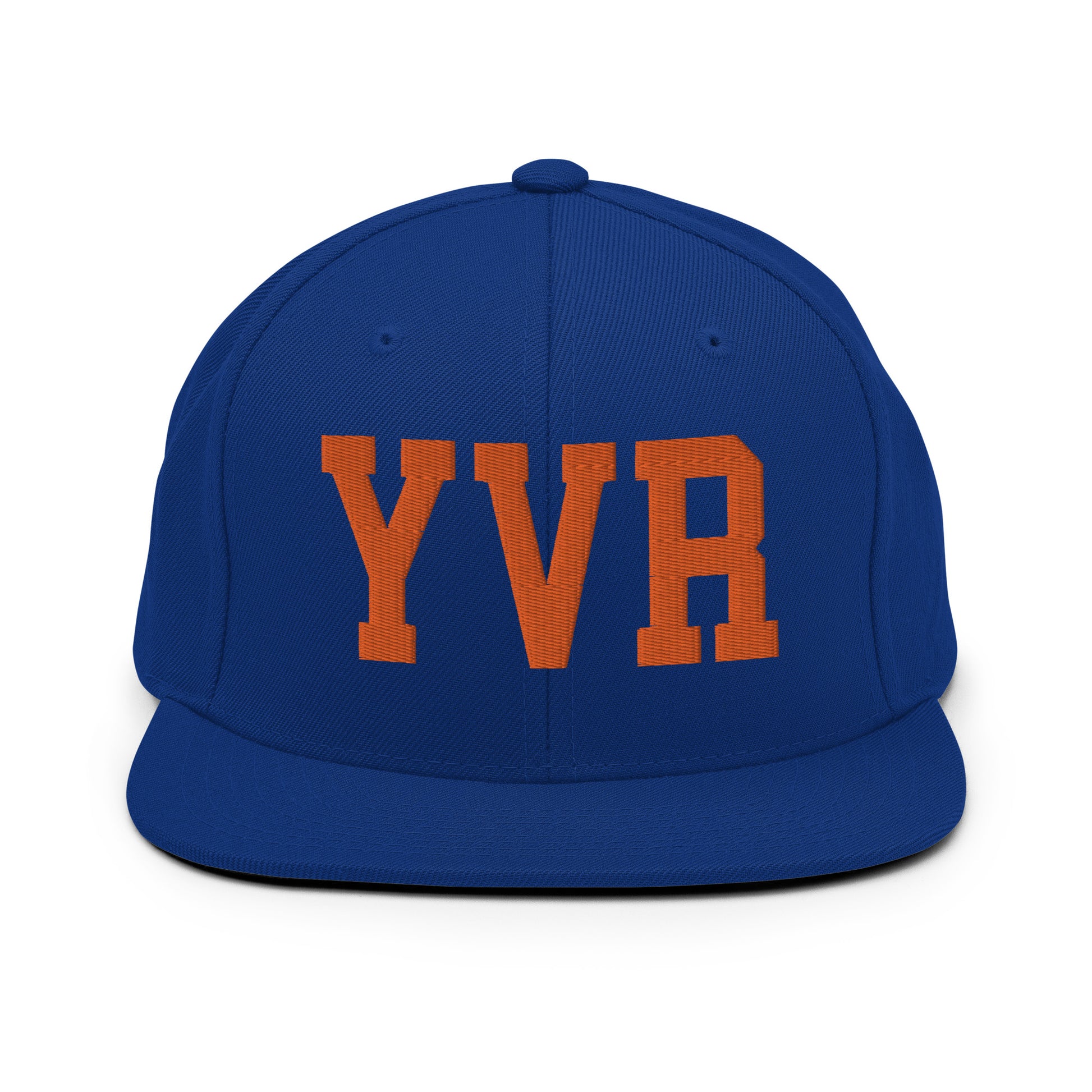 College-Style Classic Snapback Hat • Orange • YVR Vancouver • YHM Designs - Image 15