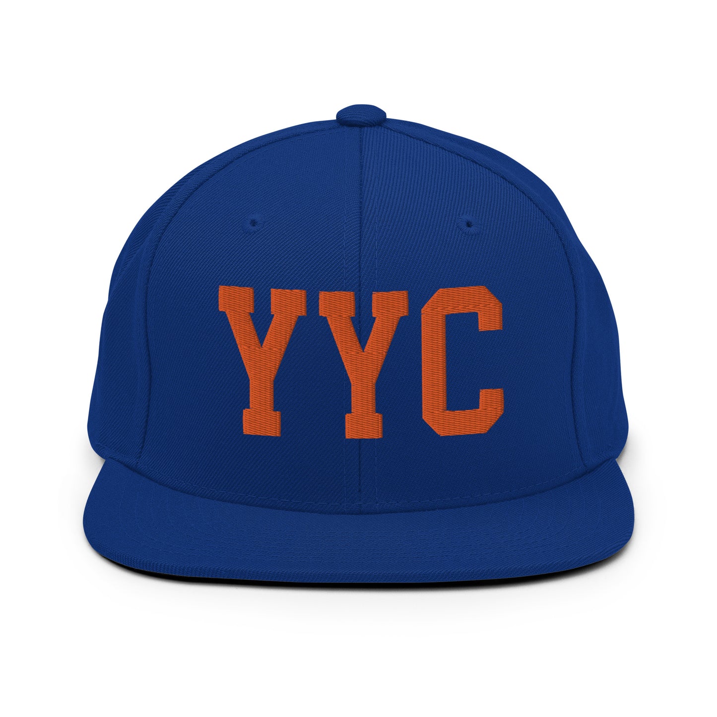 College-Style Classic Snapback Hat • Orange • YYC Calgary • YHM Designs - Image 15