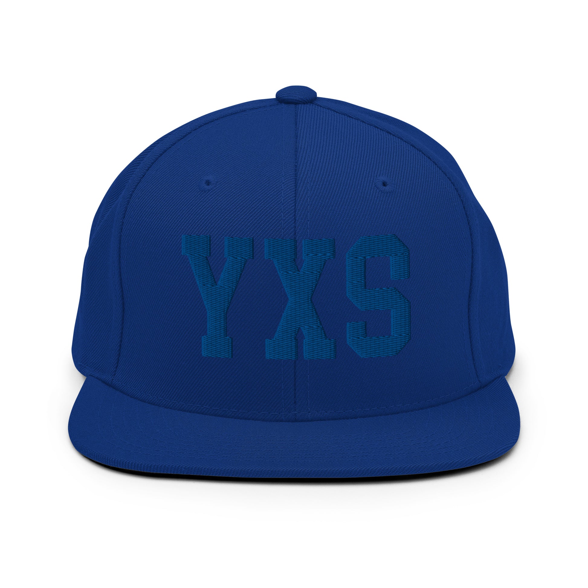 College-Style Classic Snapback Hat • Royal Blue • YXS Prince George • YHM Designs - Image 07