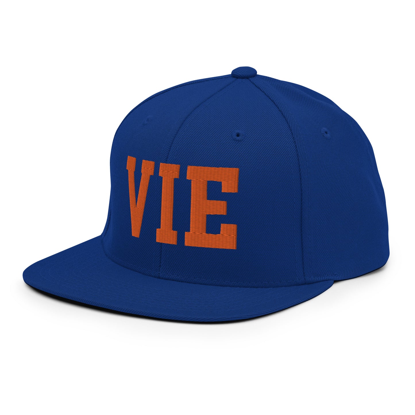 College-Style Classic Snapback Hat • Orange • VIE Vienna • YHM Designs - Image 17