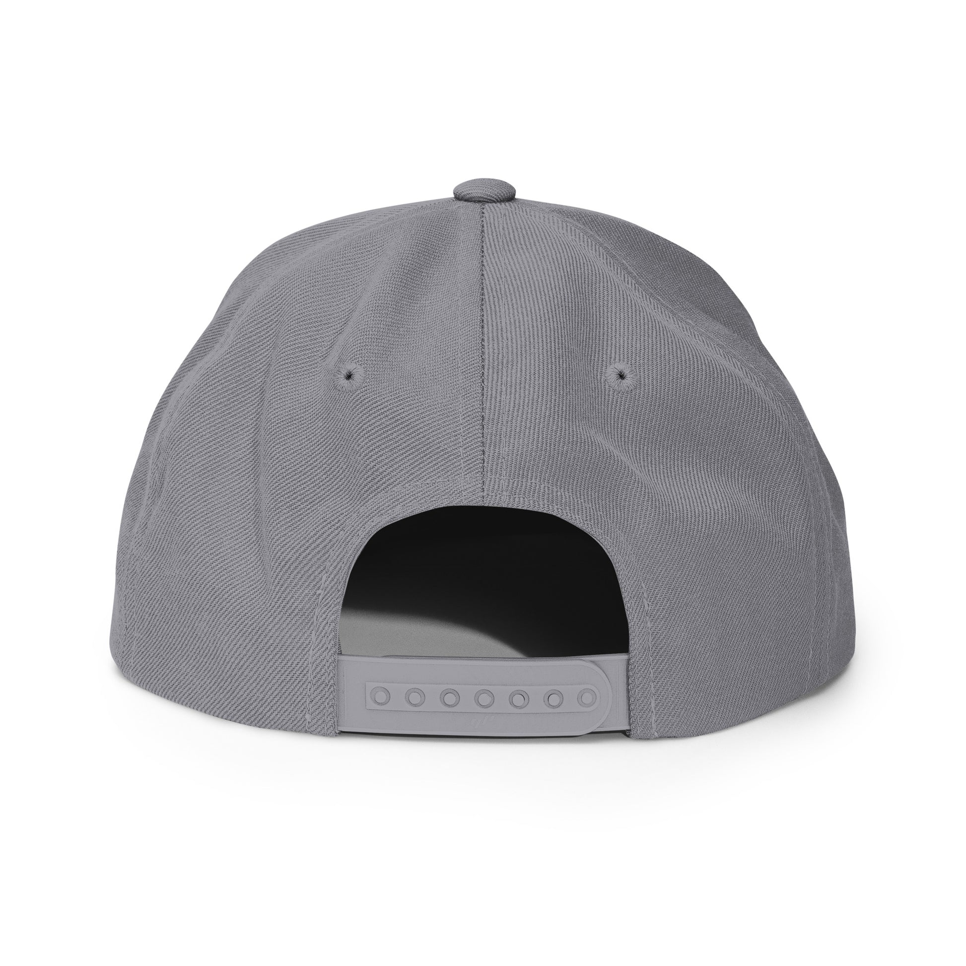 College-Style Classic Snapback Hat • Grey • YHM Hamilton Souvenir • YHM Designs - Image 15