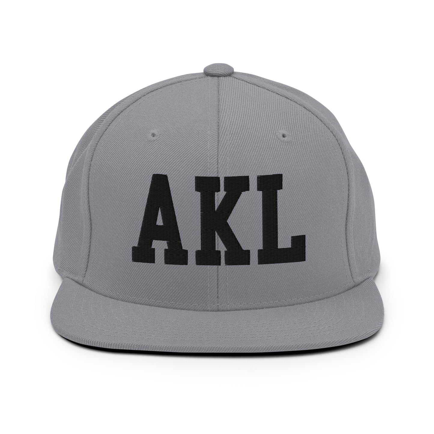 College-Style Classic Snapback Hat • Black • AKL Auckland Souvenir • YHM Designs - Image 19
