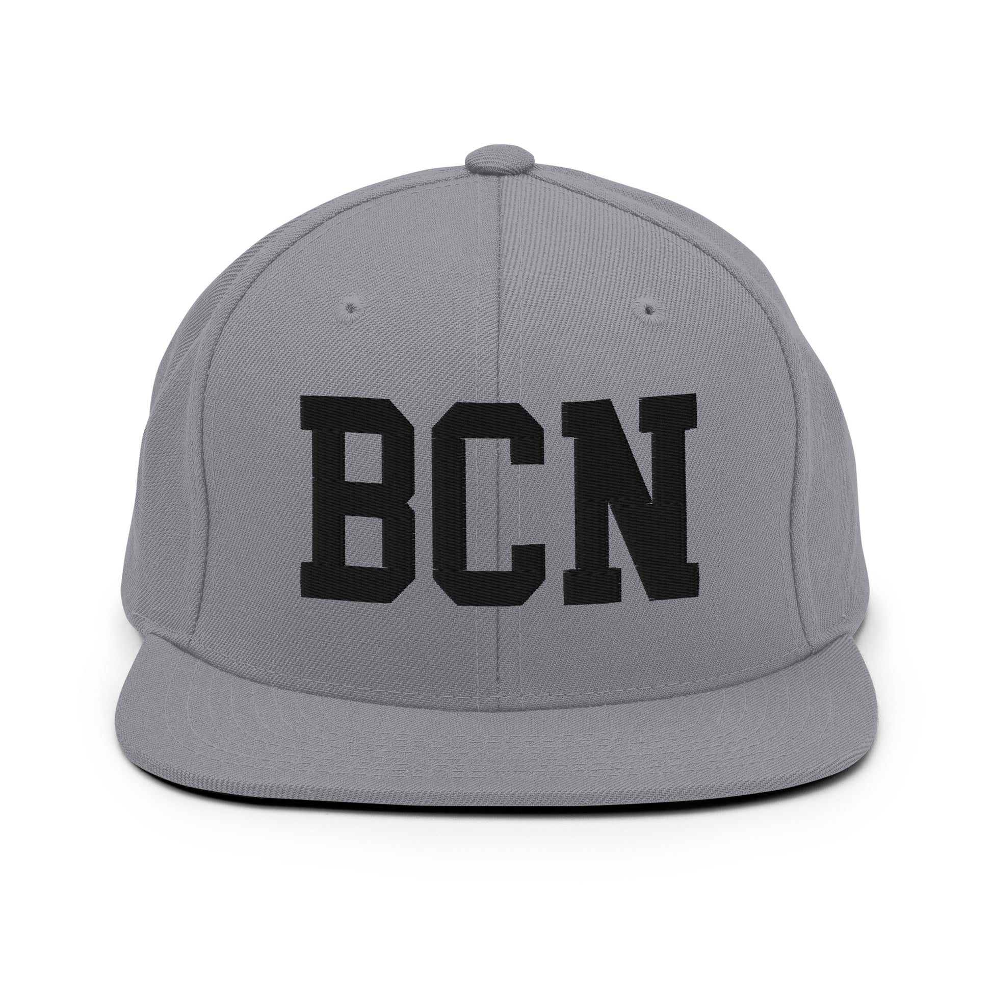 College-Style Classic Snapback Hat • Black • BCN Barcelona Souvenir • YHM Designs - Image 19