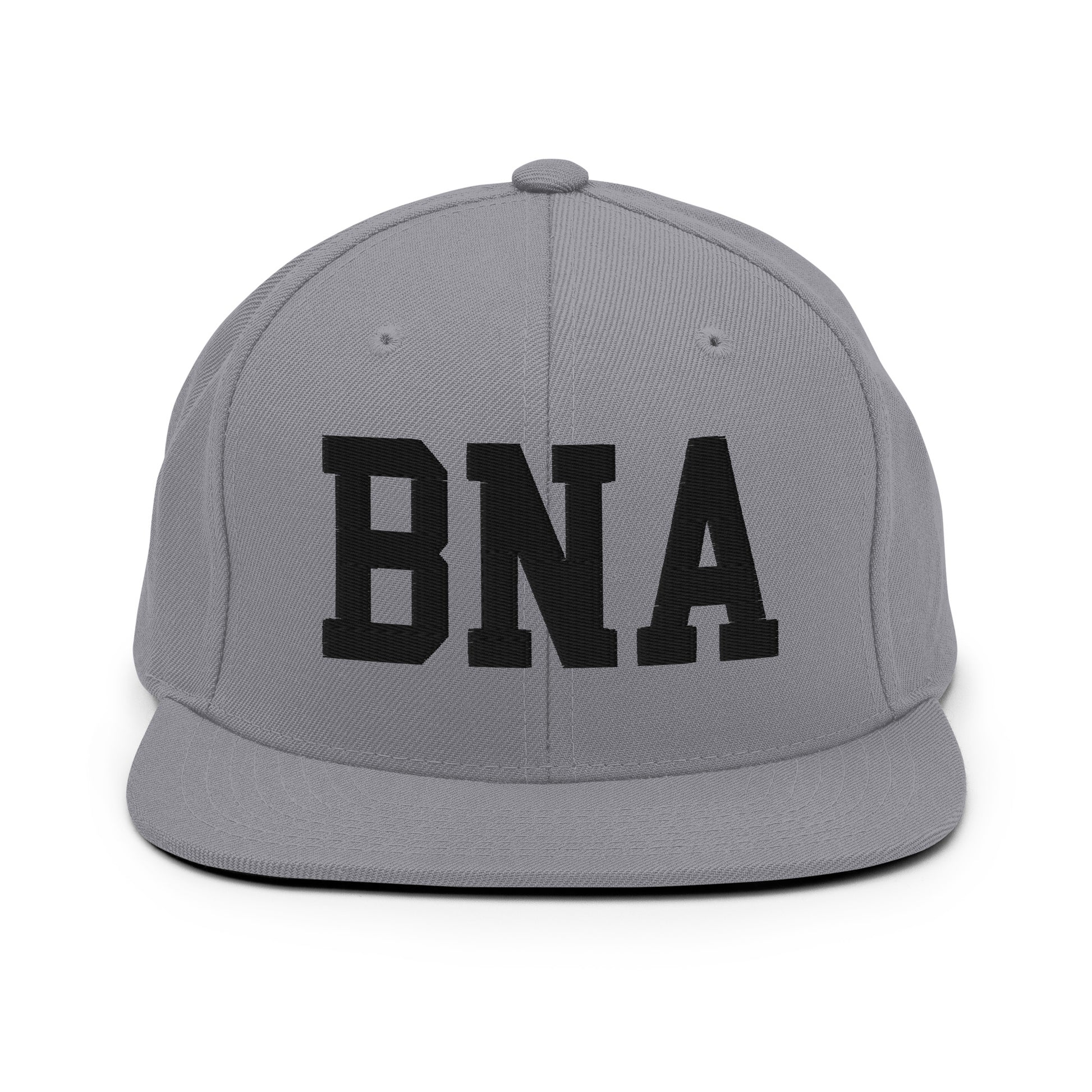 College-Style Classic Snapback Hat • Black • BNA Nashville Souvenir • YHM Designs - Image 19