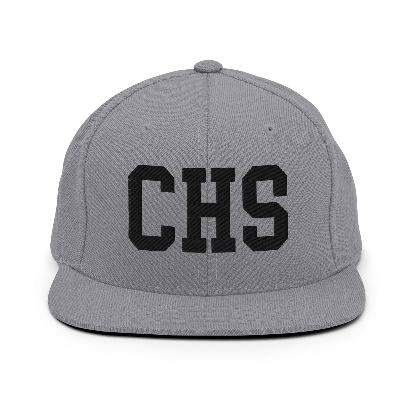 College-Style Classic Snapback Hat • Black • CHS Charleston Souvenir • YHM Designs - Image 19