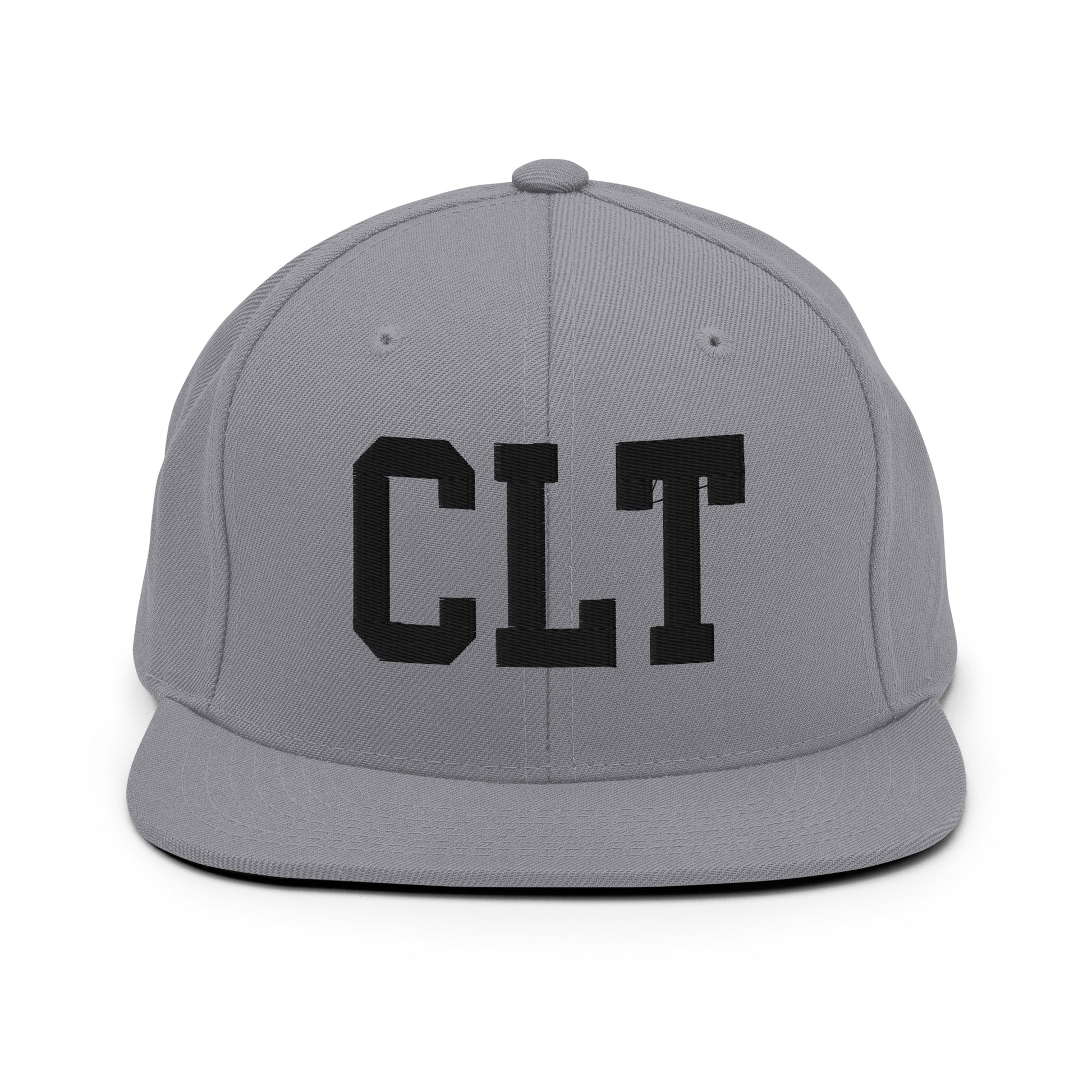 College-Style Classic Snapback Hat • Black • CLT Charlotte • YHM Designs - Image 19
