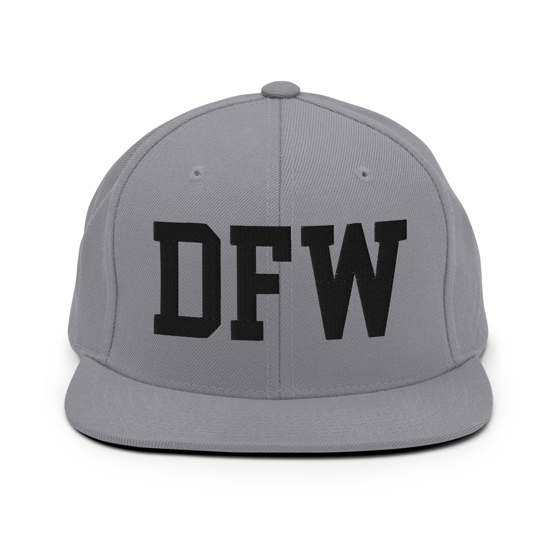 College-Style Classic Snapback Hat • Black • DFW Dallas Souvenir • YHM Designs - Image 19