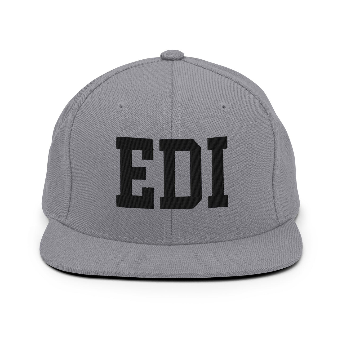 College-Style Classic Snapback Hat • Black • EDI Edinburgh Souvenir • YHM Designs - Image 19