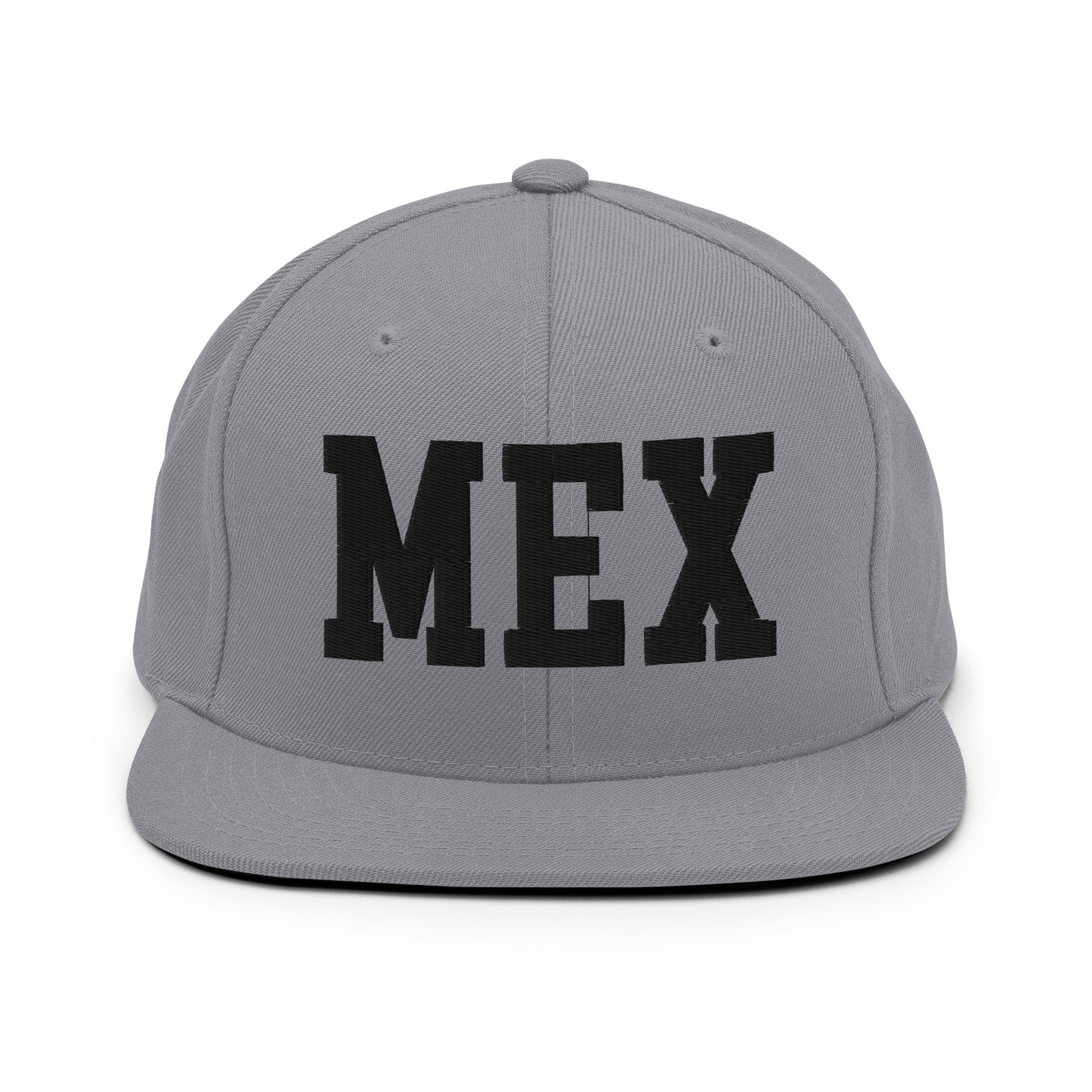 College-Style Classic Snapback Hat • Black • MEX Mexico City Souvenir • YHM Designs - Image 19