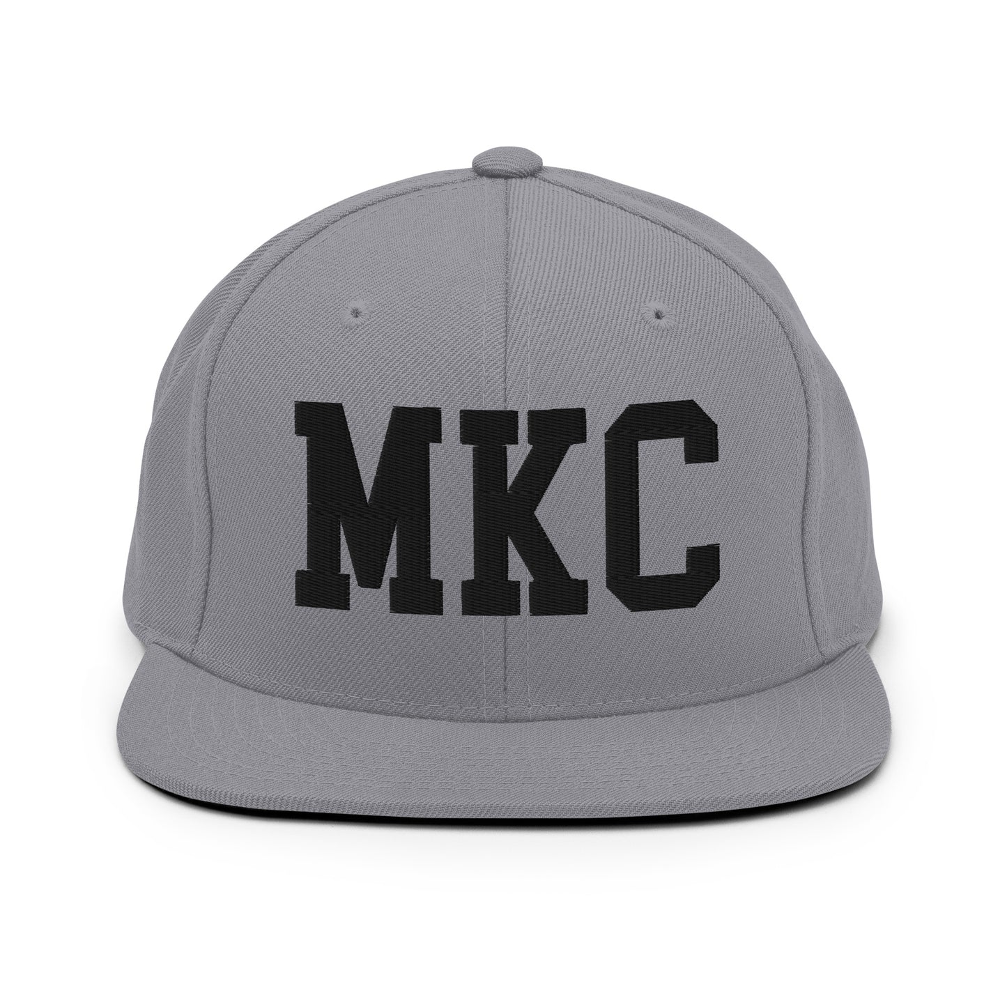College-Style Classic Snapback Hat • Black • MKC Kansas City Souvenir • YHM Designs - Image 19