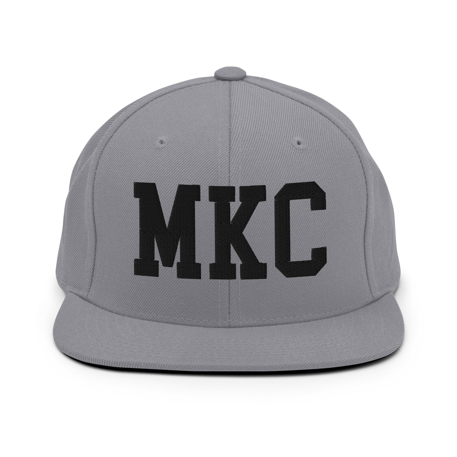 College-Style Classic Snapback Hat • Black • MKC Kansas City Souvenir • YHM Designs - Image 19