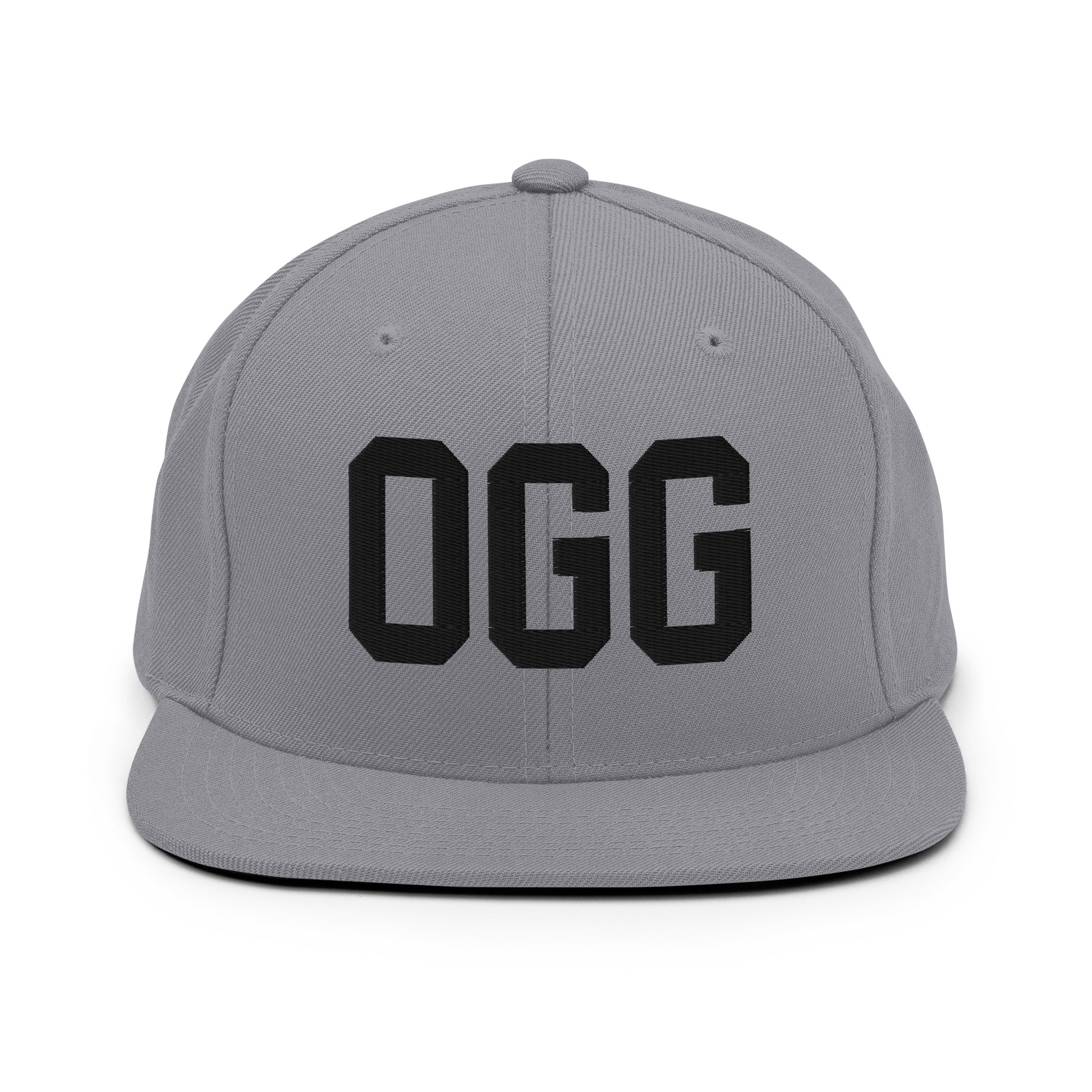 College-Style Classic Snapback Hat • Black • OGG Maui Souvenir • YHM Designs - Image 19