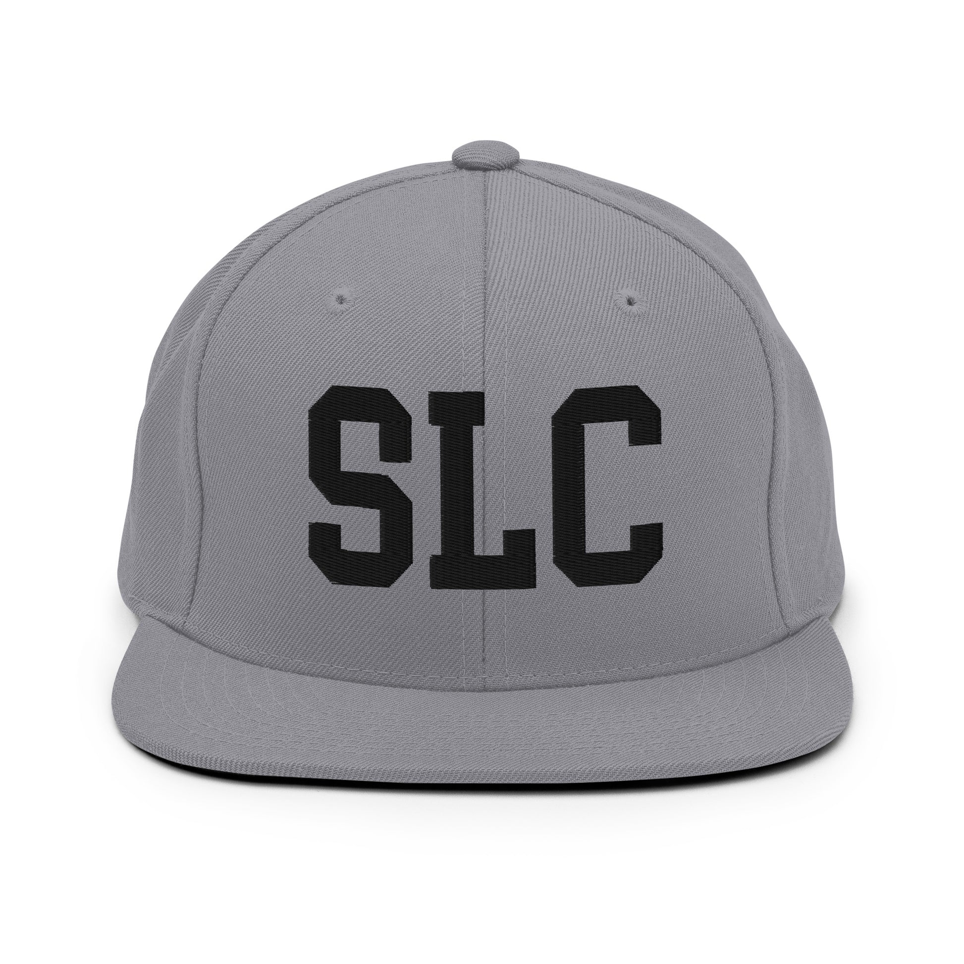 College-Style Classic Snapback Hat • Black • SLC Salt Lake City Souvenir • YHM Designs - Image 19