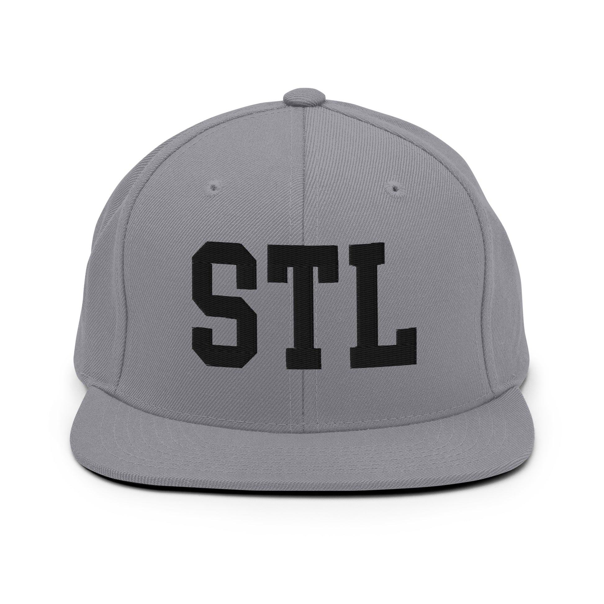 College-Style Classic Snapback Hat • Black • STL St. Louis • YHM Designs - Image 19
