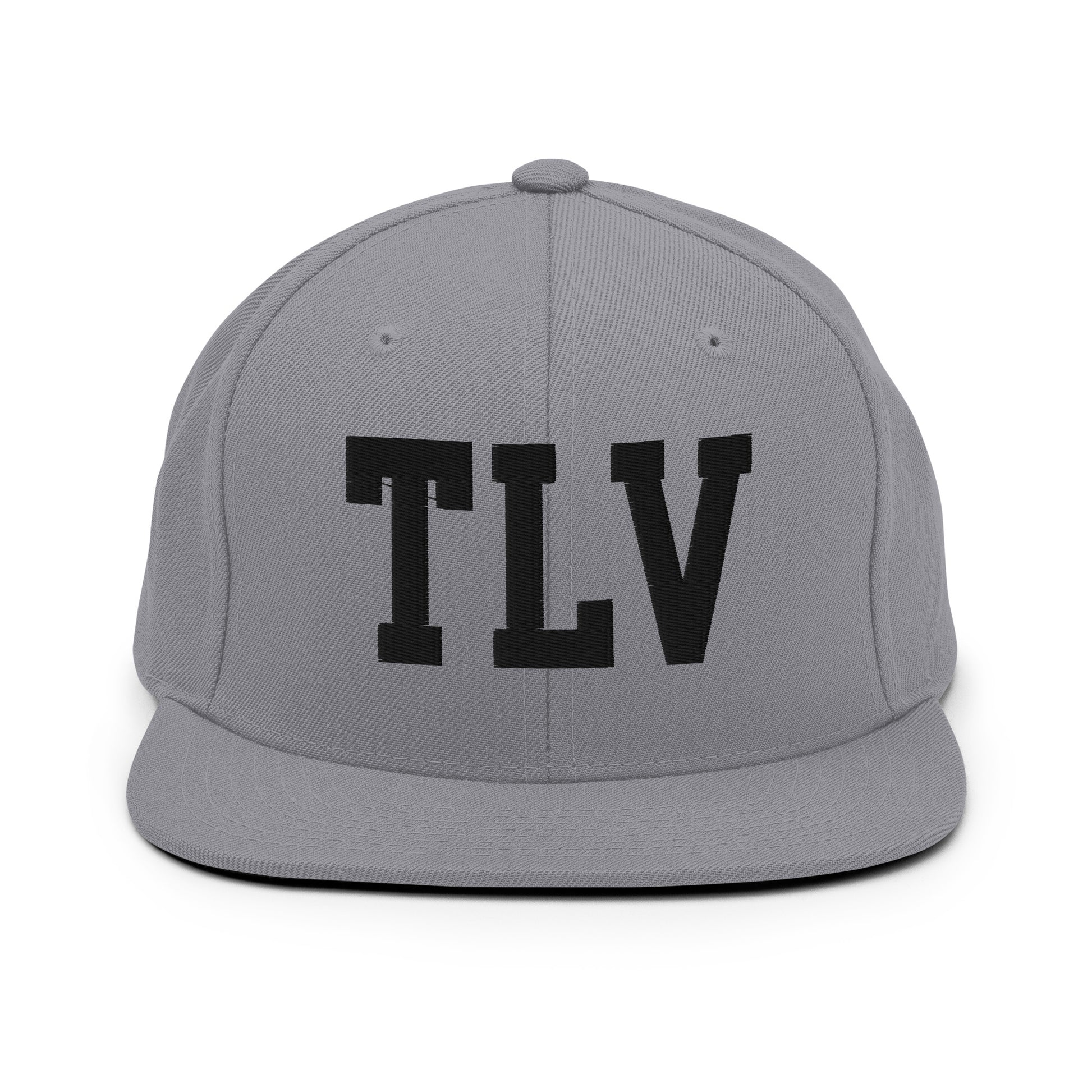 College-Style Classic Snapback Hat • Black • TLV Tel Aviv • YHM Designs - Image 19