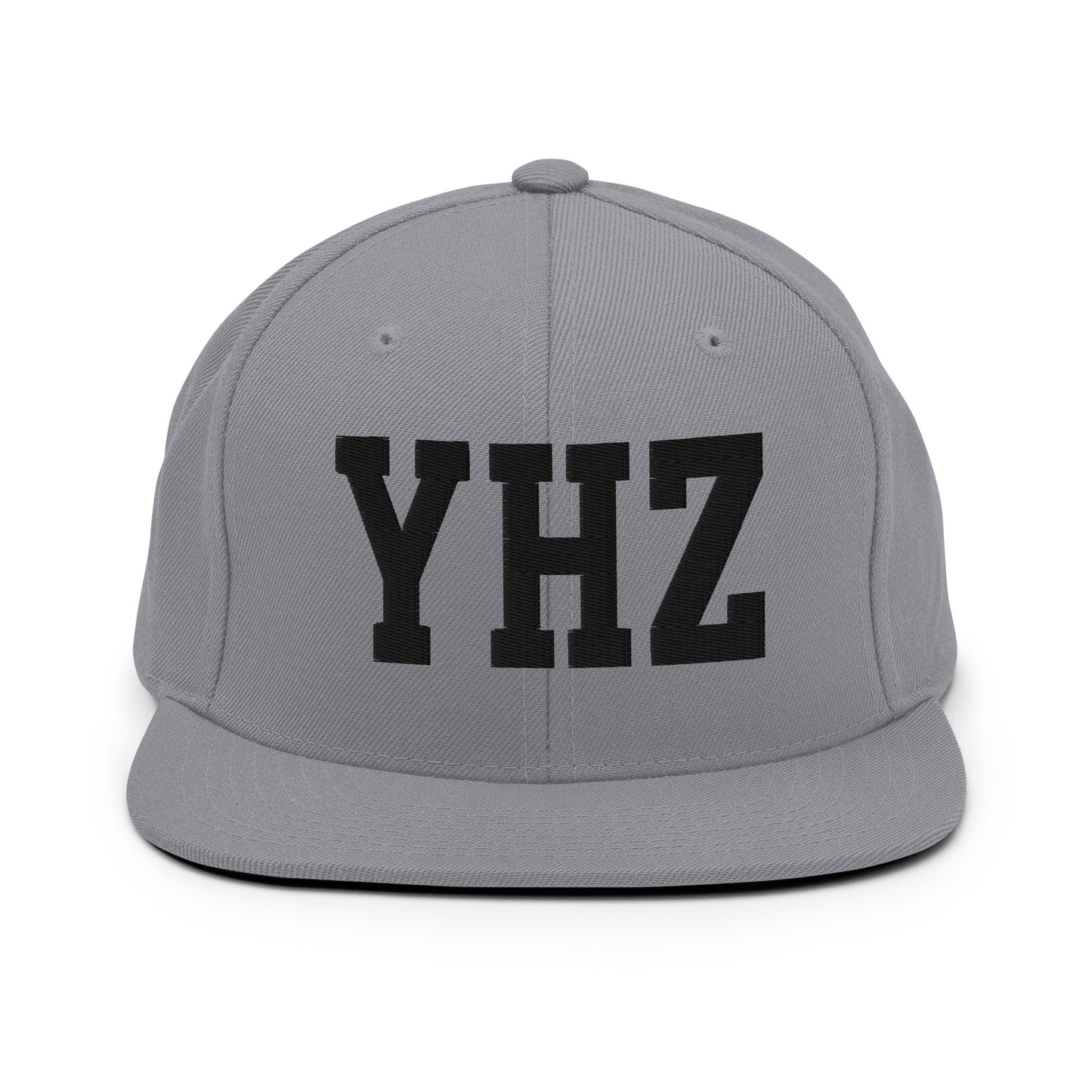 College-Style Classic Snapback Hat • Black • YHZ Halifax Souvenir • YHM Designs - Image 19