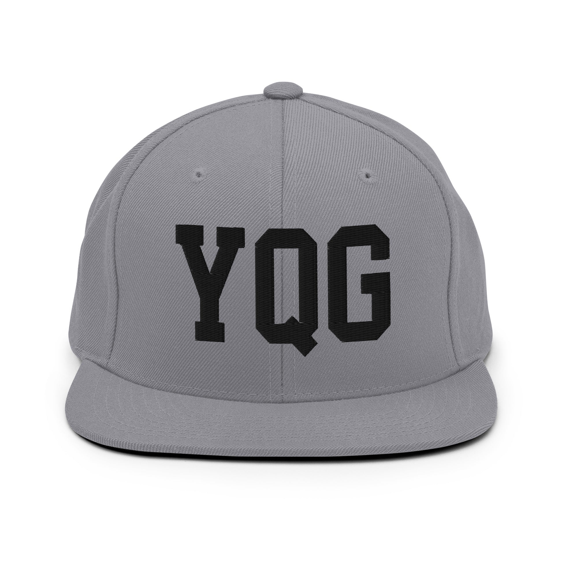 College-Style Classic Snapback Hat • Black • YQG Windsor Souvenir • YHM Designs - Image 19