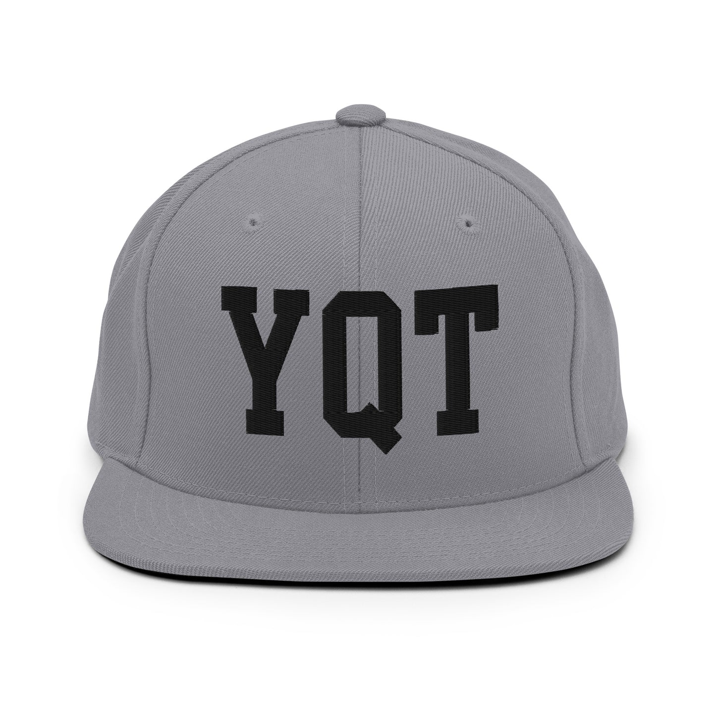College-Style Classic Snapback Hat • Black • YQT Thunder Bay Souvenir • YHM Designs - Image 19
