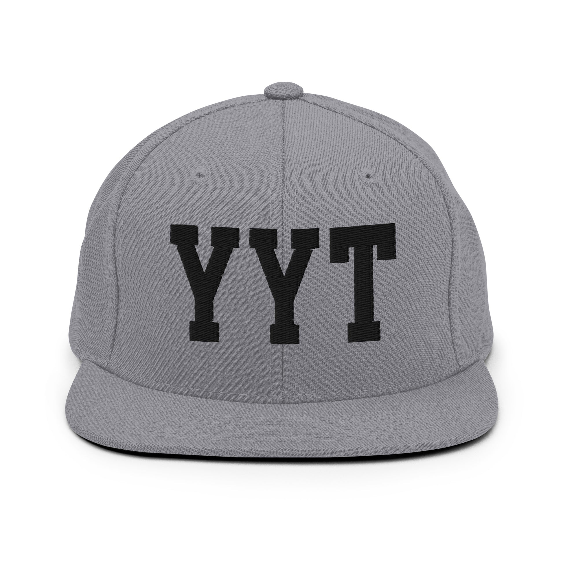 College-Style Classic Snapback Hat • Black • YYT St. John's • YHM Designs - Image 19