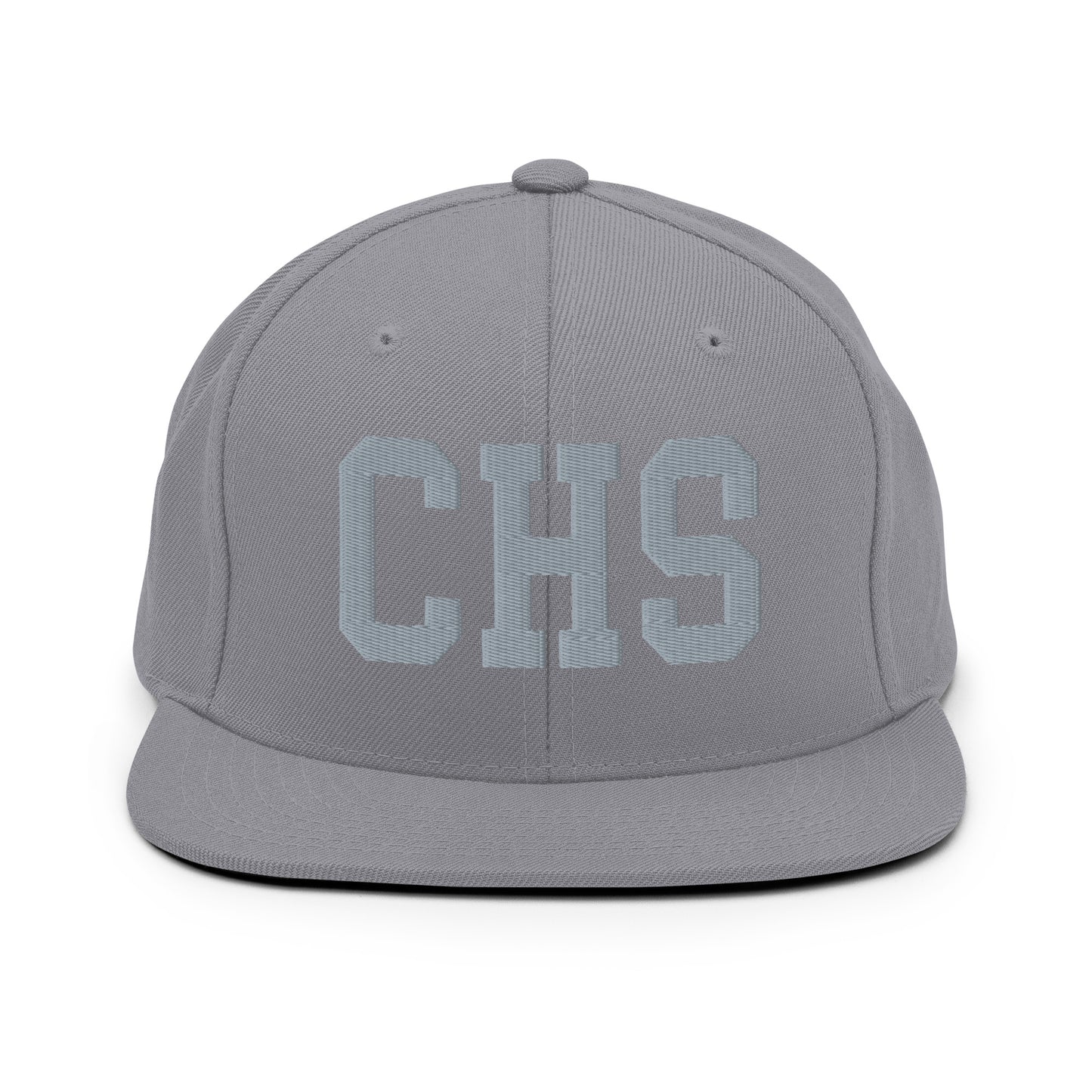 College-Style Classic Snapback Hat • Grey • CHS Charleston Souvenir • YHM Designs - Image 14