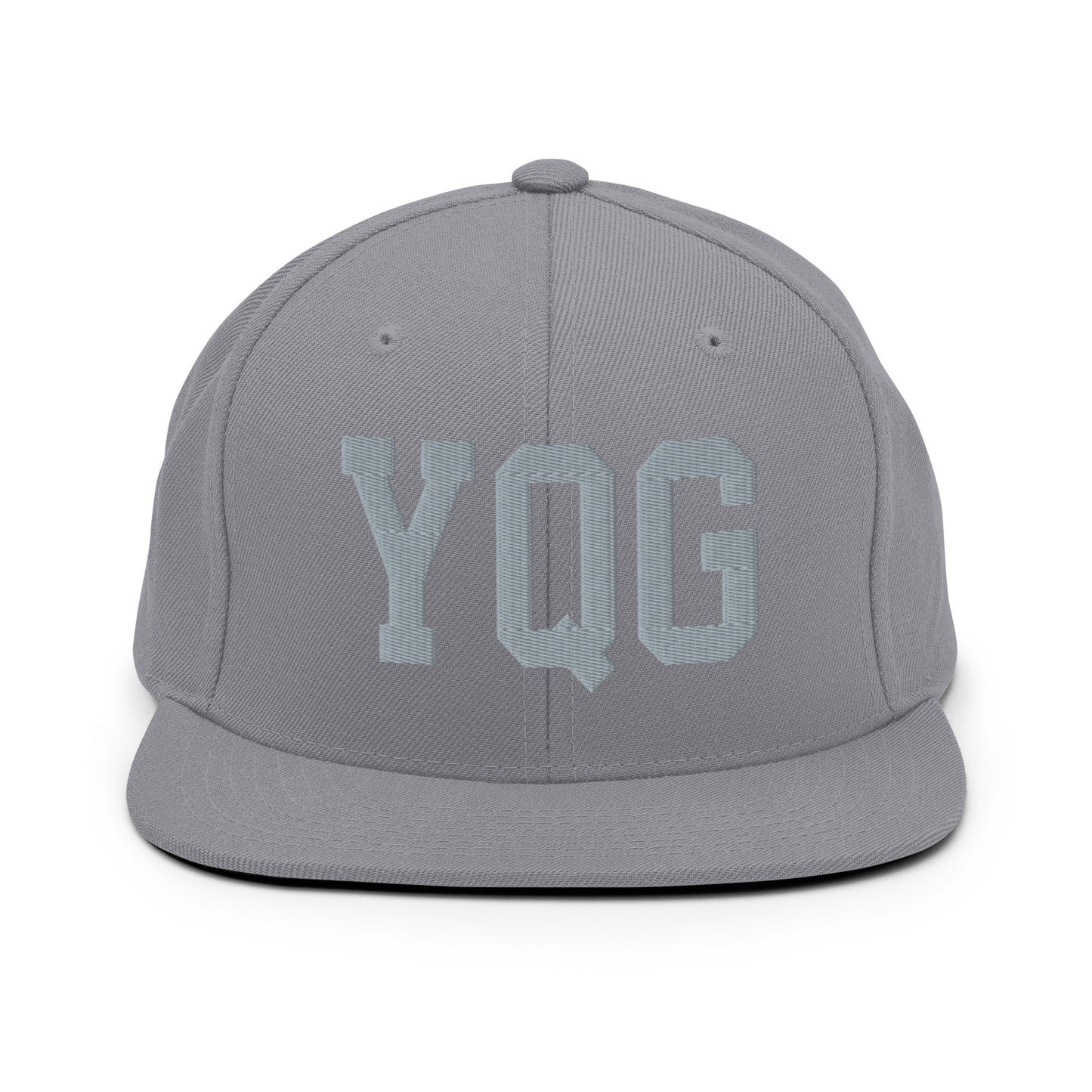 College-Style Classic Snapback Hat • Grey • YQG Windsor Souvenir • YHM Designs - Image 14
