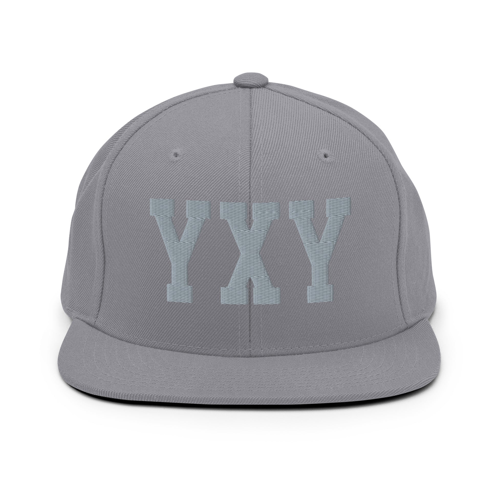 College-Style Classic Snapback Hat • Grey • YXY Whitehorse Souvenir • YHM Designs - Image 14