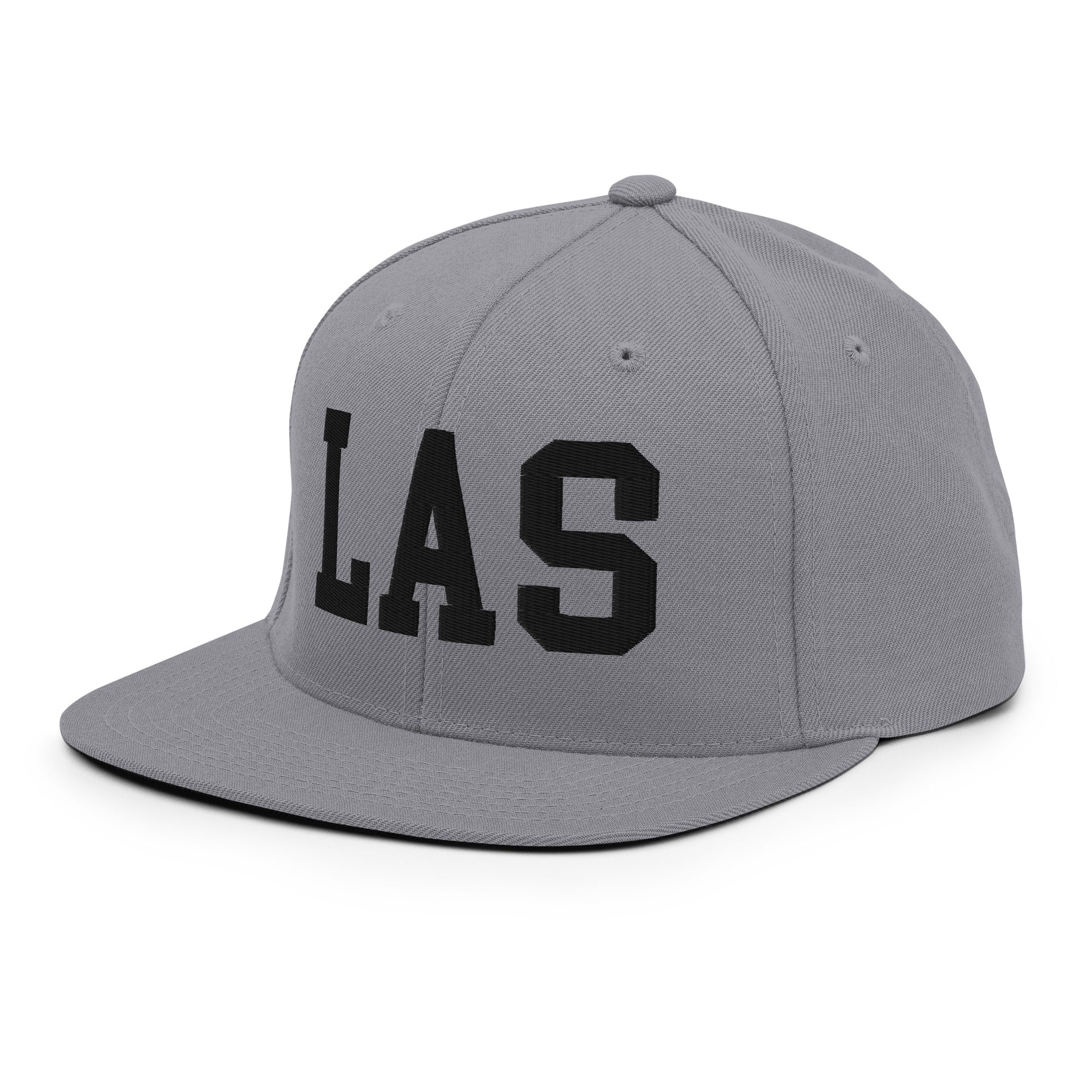 College-Style Classic Snapback Hat • Black • LAS Las Vegas • YHM Designs - Image 21