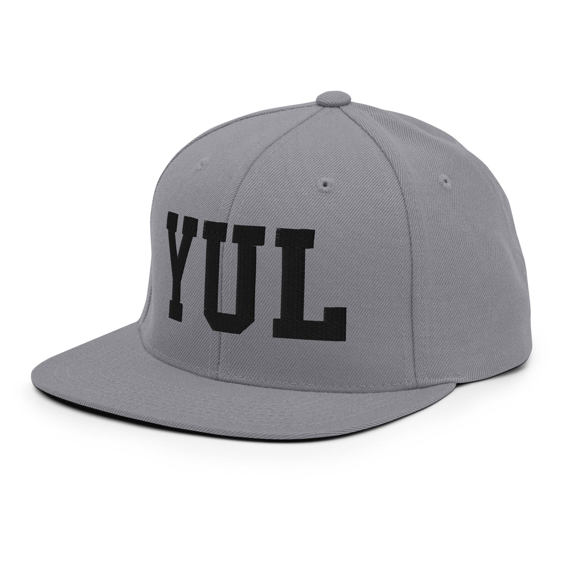 College-Style Classic Snapback Hat • Black • YUL Montreal Souvenir • YHM Designs - Image 21
