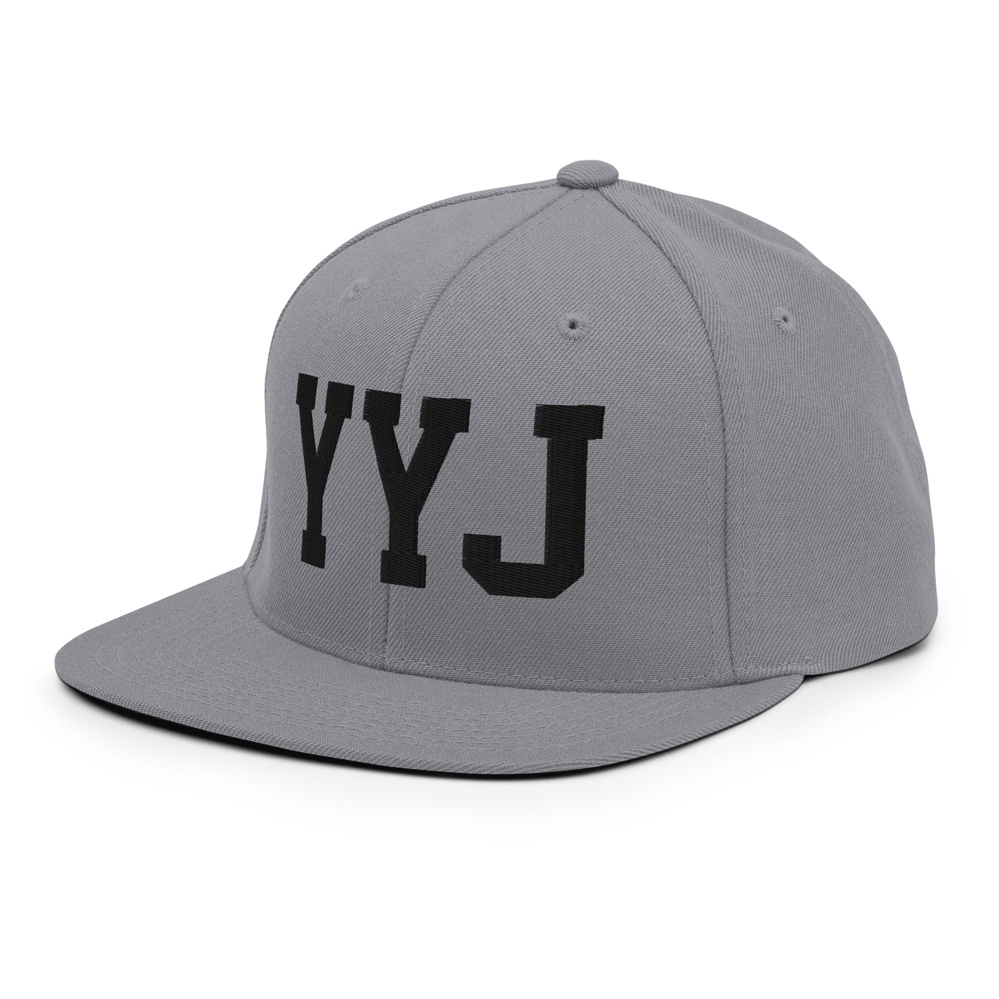 College-Style Classic Snapback Hat • Black • YYJ Victoria • YHM Designs - Image 21