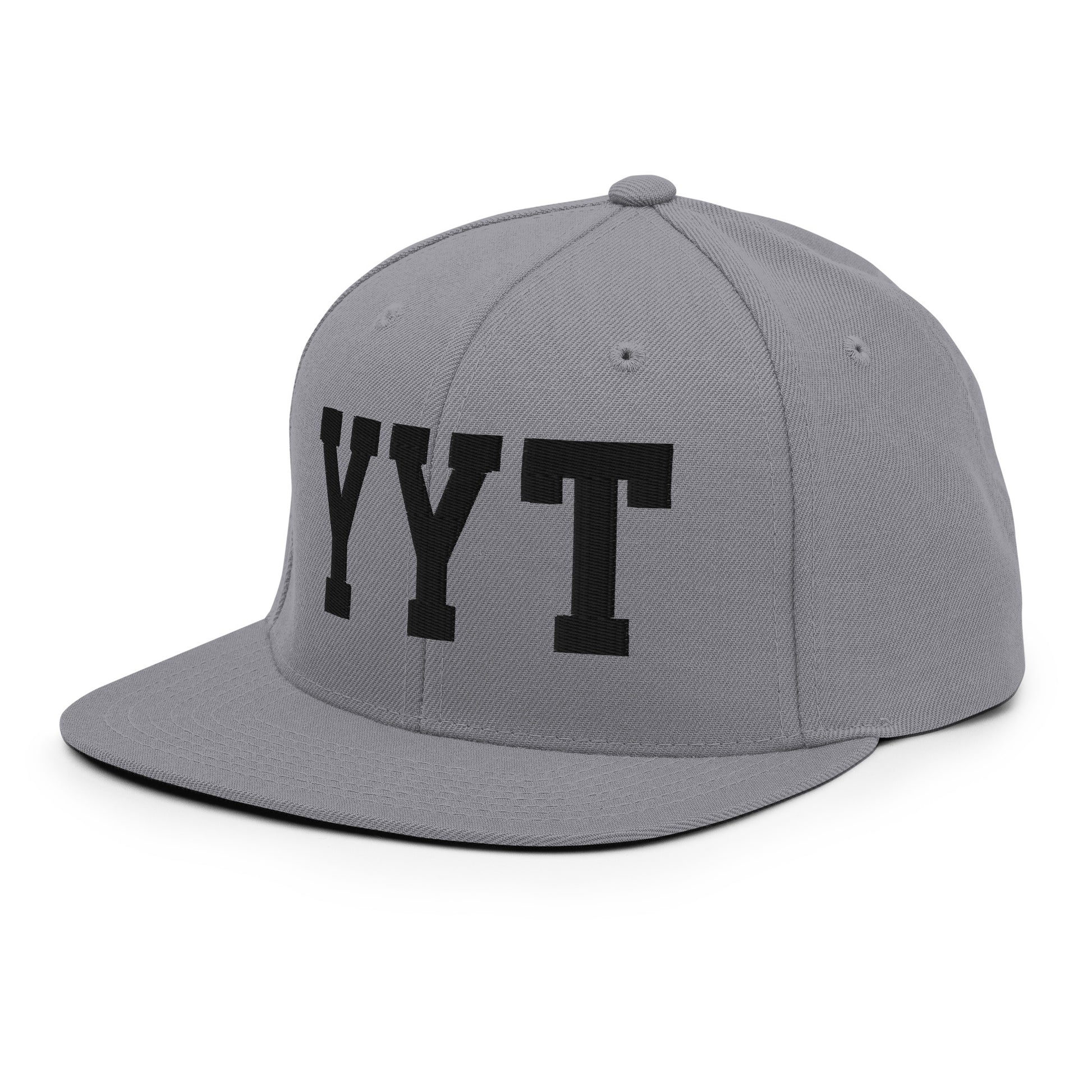 College-Style Classic Snapback Hat • Black • YYT St. John's • YHM Designs - Image 21