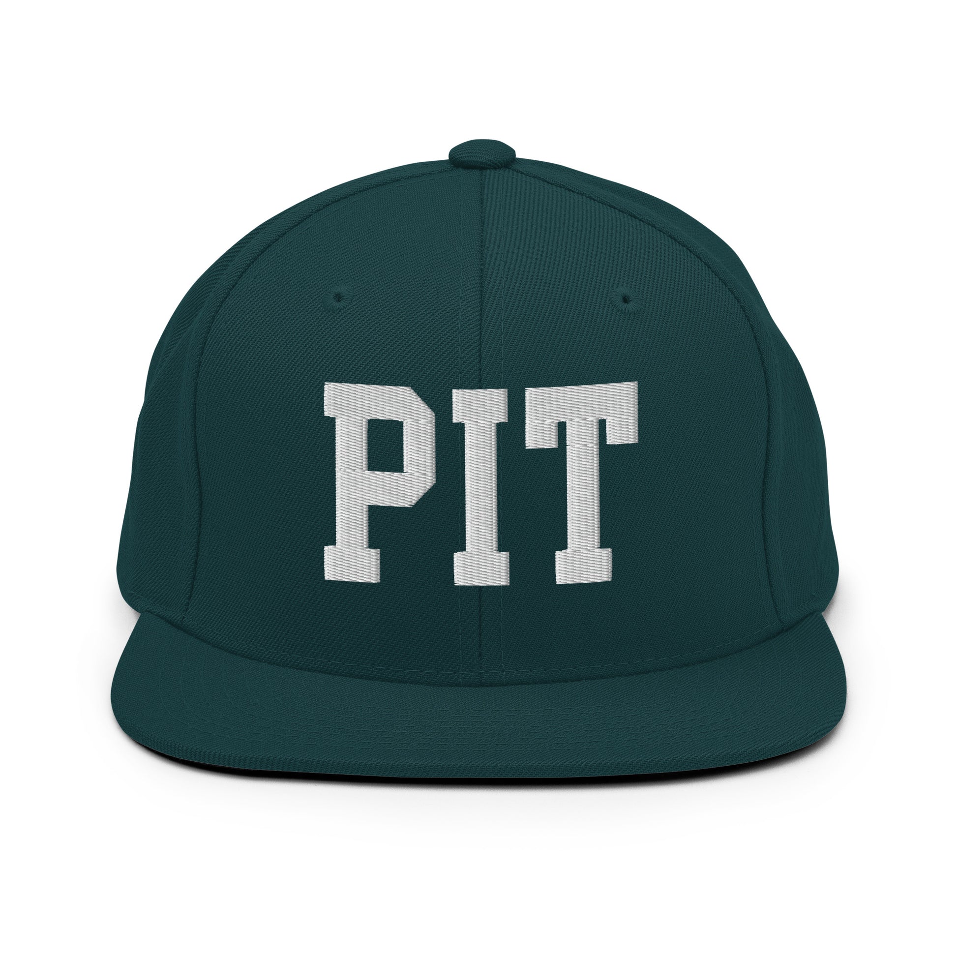 College-Style Classic Snapback Hat • White • PIT Pittsburgh Souvenir • YHM Designs - Image 22