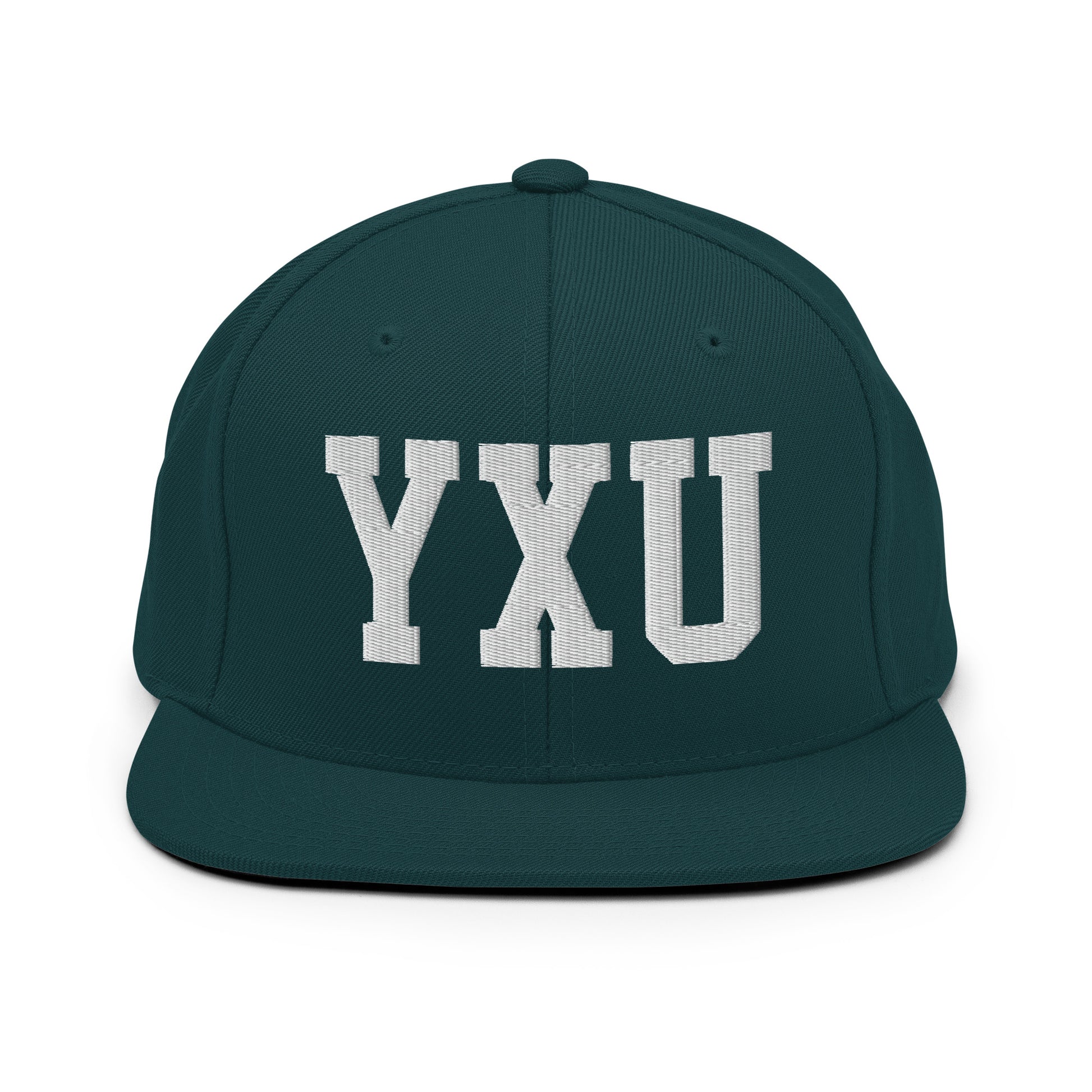 College-Style Classic Snapback Hat • White • YXU London Souvenir • YHM Designs - Image 22