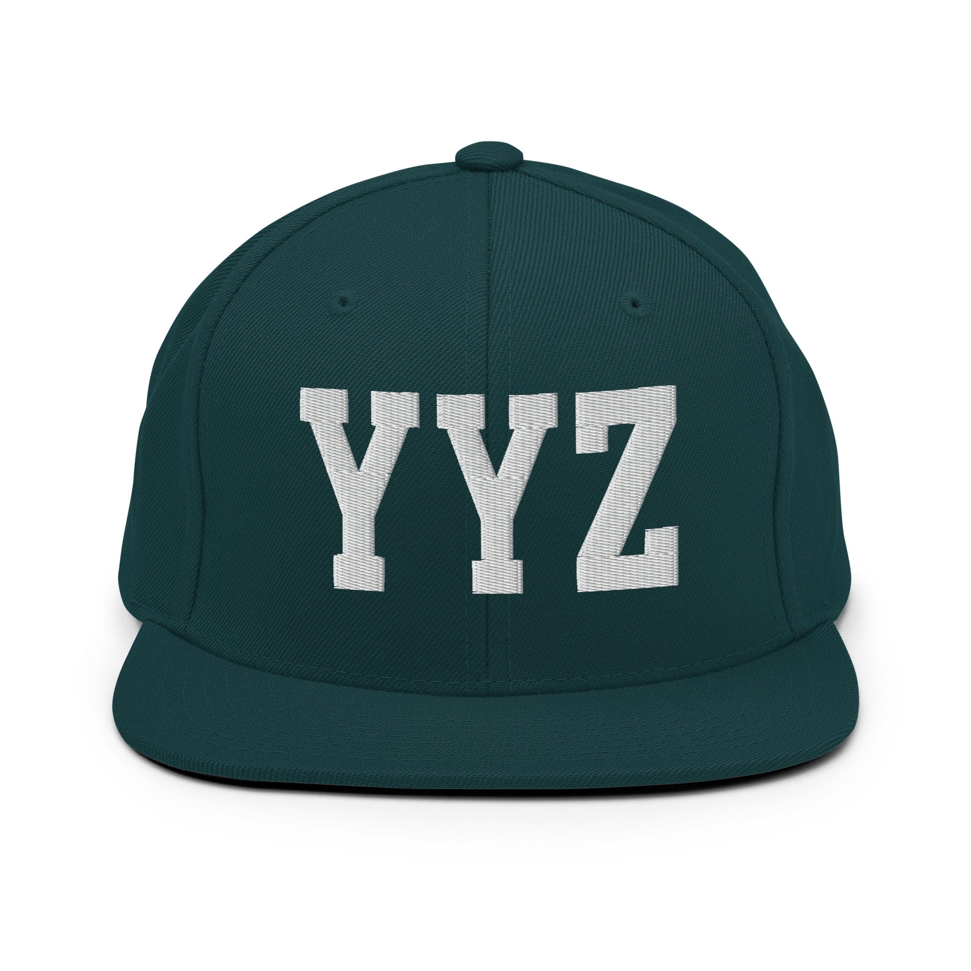 College-Style Classic Snapback Hat • White • YYZ Toronto Souvenir • YHM Designs - Image 22