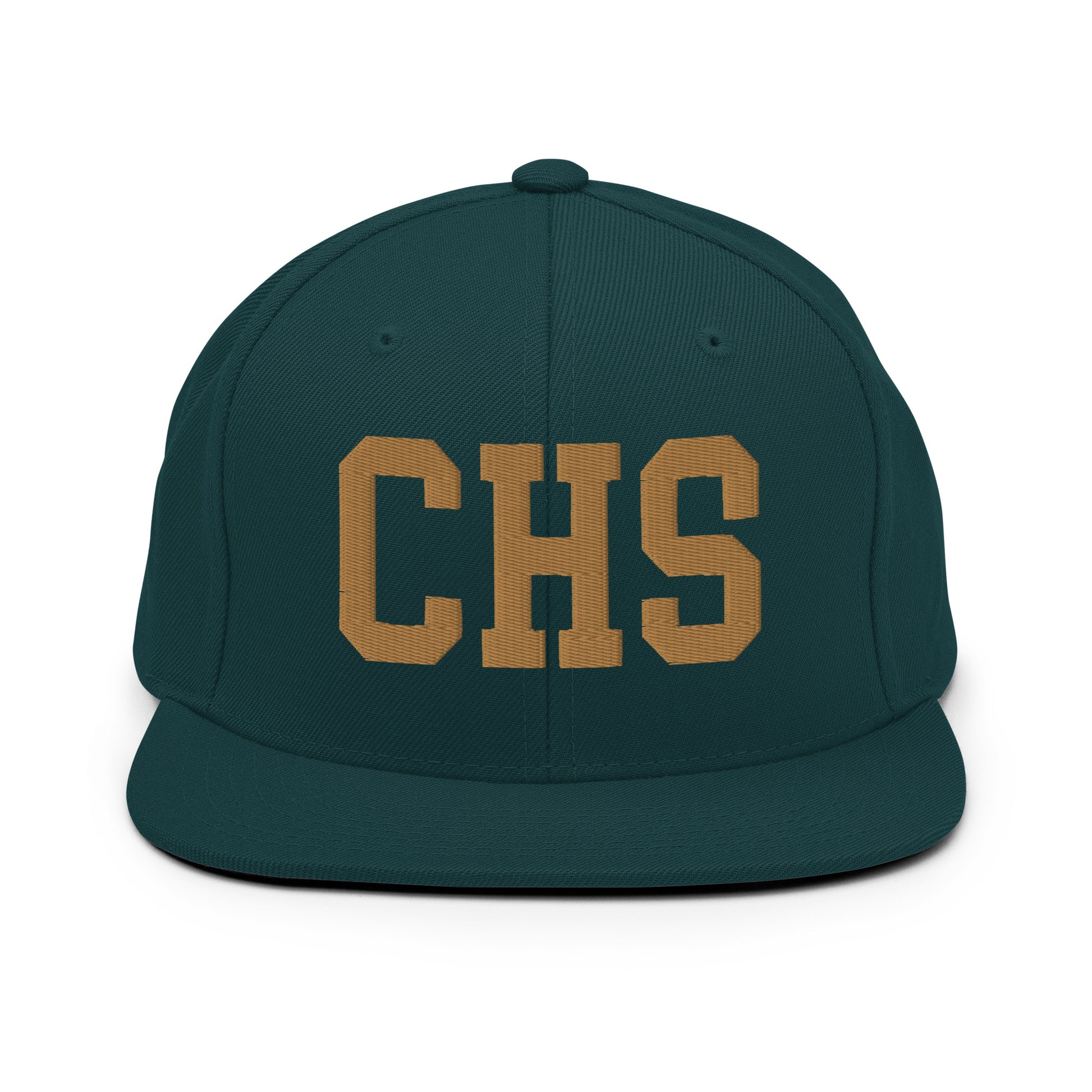 College-Style Classic Snapback Hat • Old Gold • CHS Charleston Souvenir • YHM Designs - Image 18