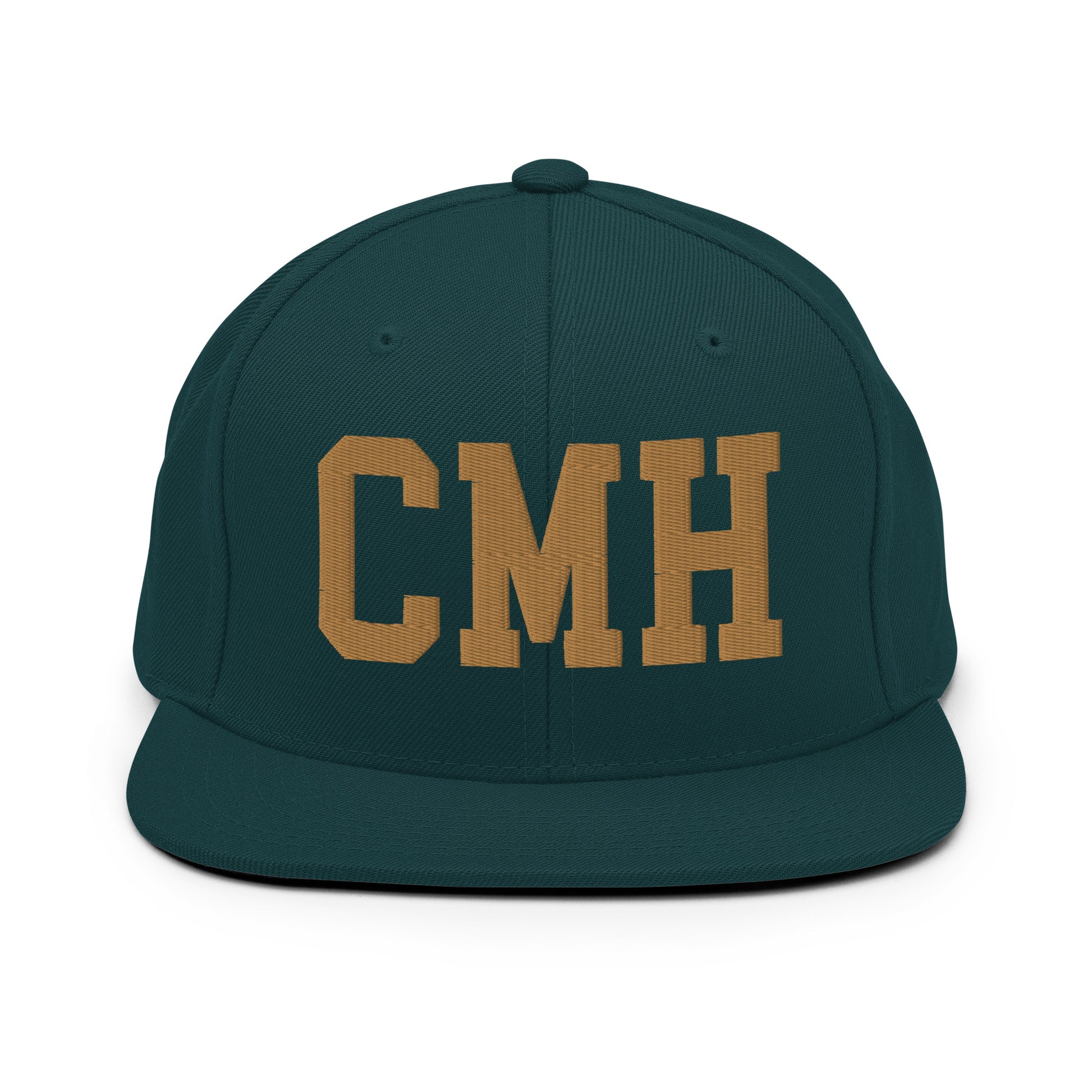 College-Style Classic Snapback Hat • Old Gold • CMH Columbus Souvenir • YHM Designs - Image 18