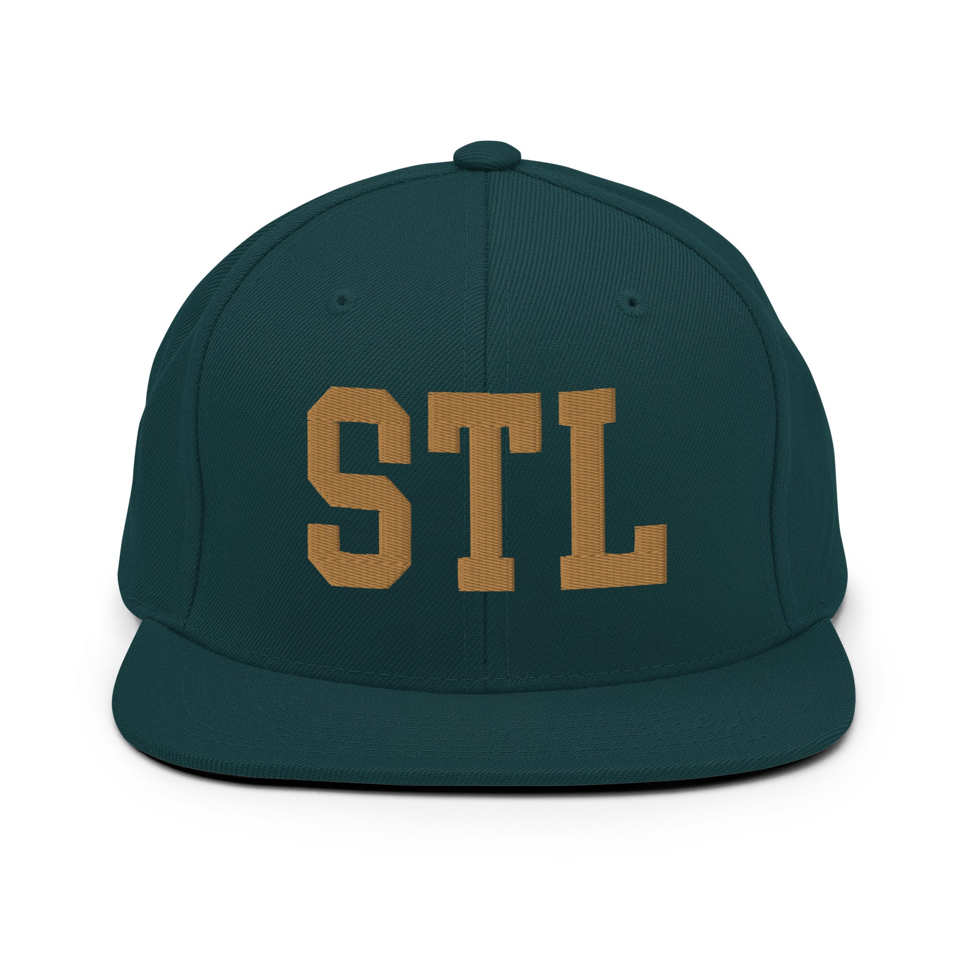 College-Style Classic Snapback Hat • Old Gold • STL St. Louis • YHM Designs - Image 18
