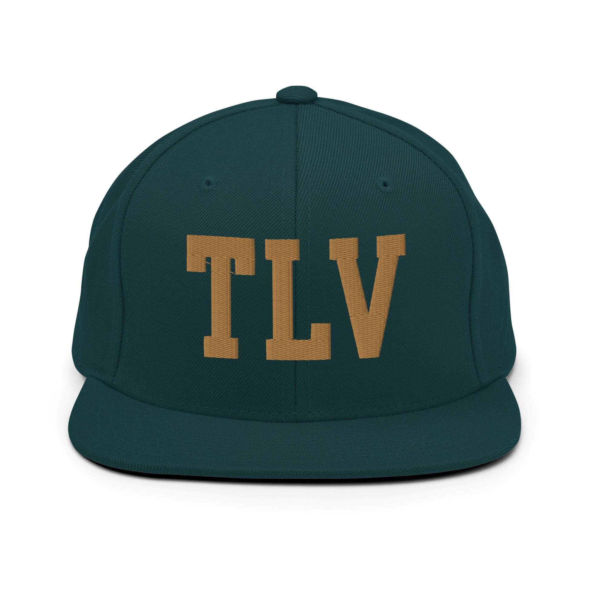 College-Style Classic Snapback Hat • Old Gold • TLV Tel Aviv • YHM Designs - Image 18
